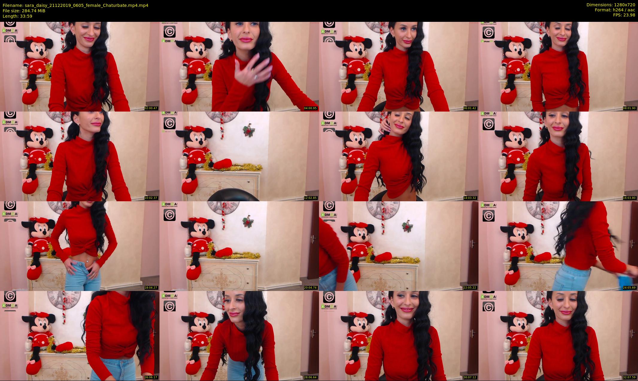 sara_daisy — 34 minute Chaturbate female cam show recording, 720p, Dec 21, 2019