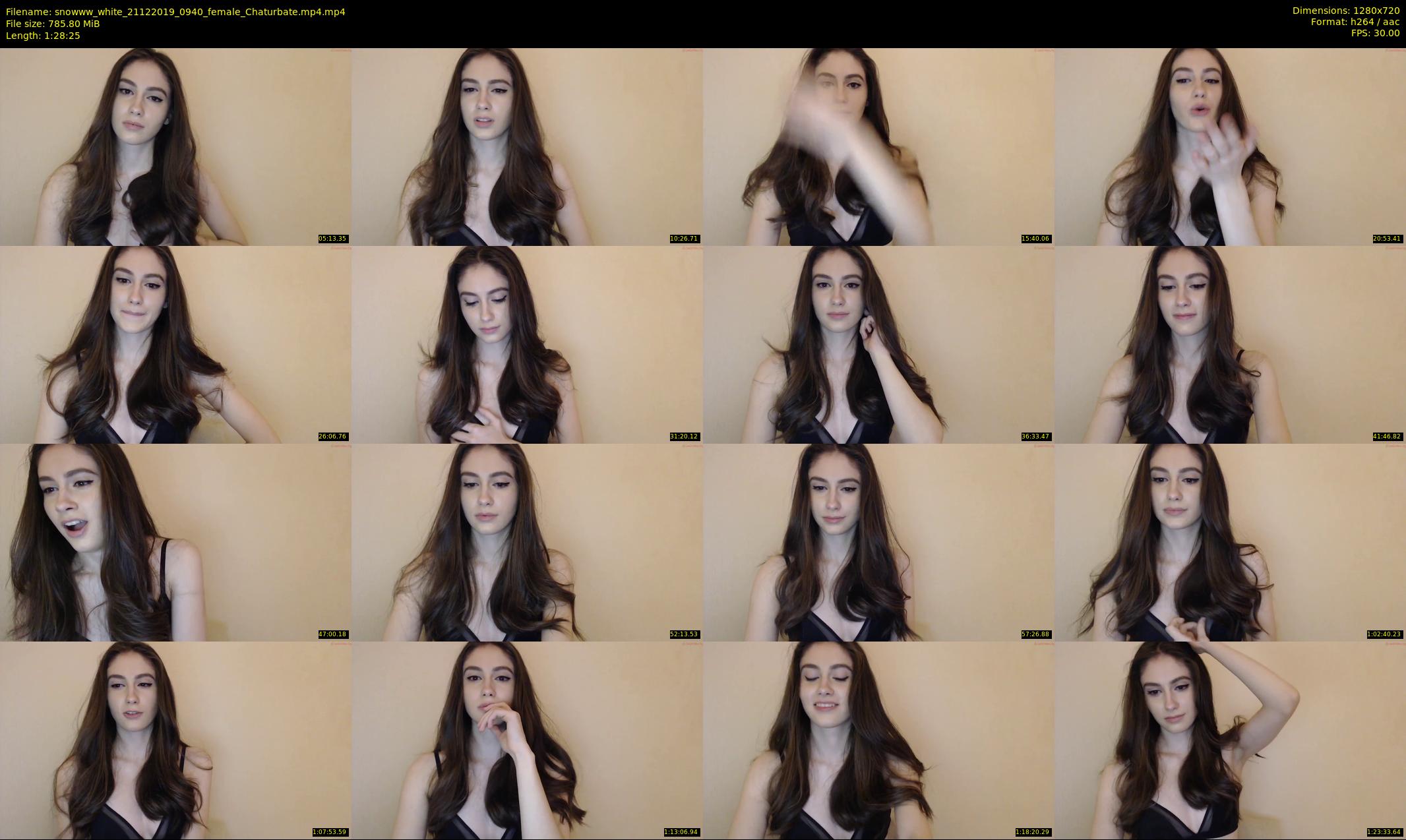 snowww_white — 89 minute Chaturbate female cam show recording, 720p, Dec 21, 2019