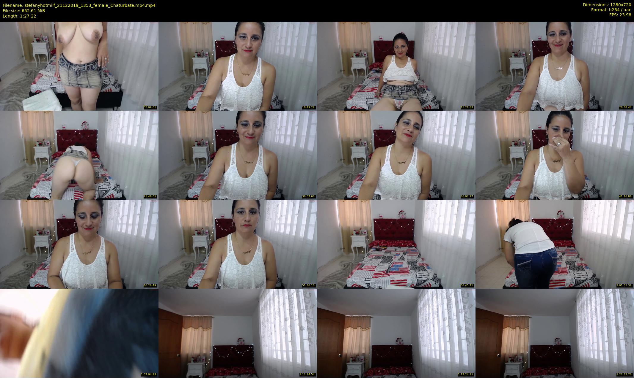 stefanyhotmilf — 88 minute Chaturbate female cam show recording, 720p, Dec 21, 2019