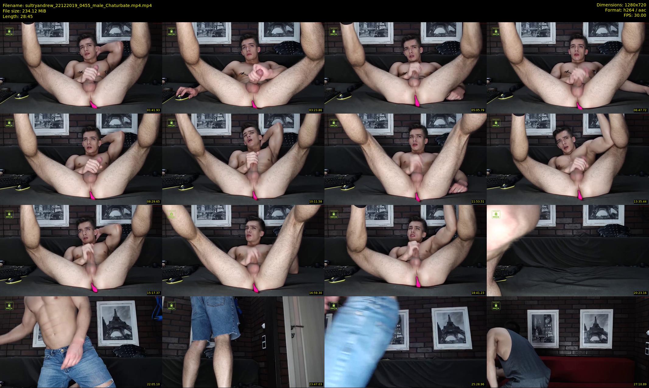 sultryandrew — 29 minute Chaturbate male cam show recording, 720p, Dec 22, 2019