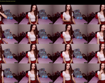 velerycute — 6 minute Chaturbate female cam show recording, 720p, Dec 21, 2019