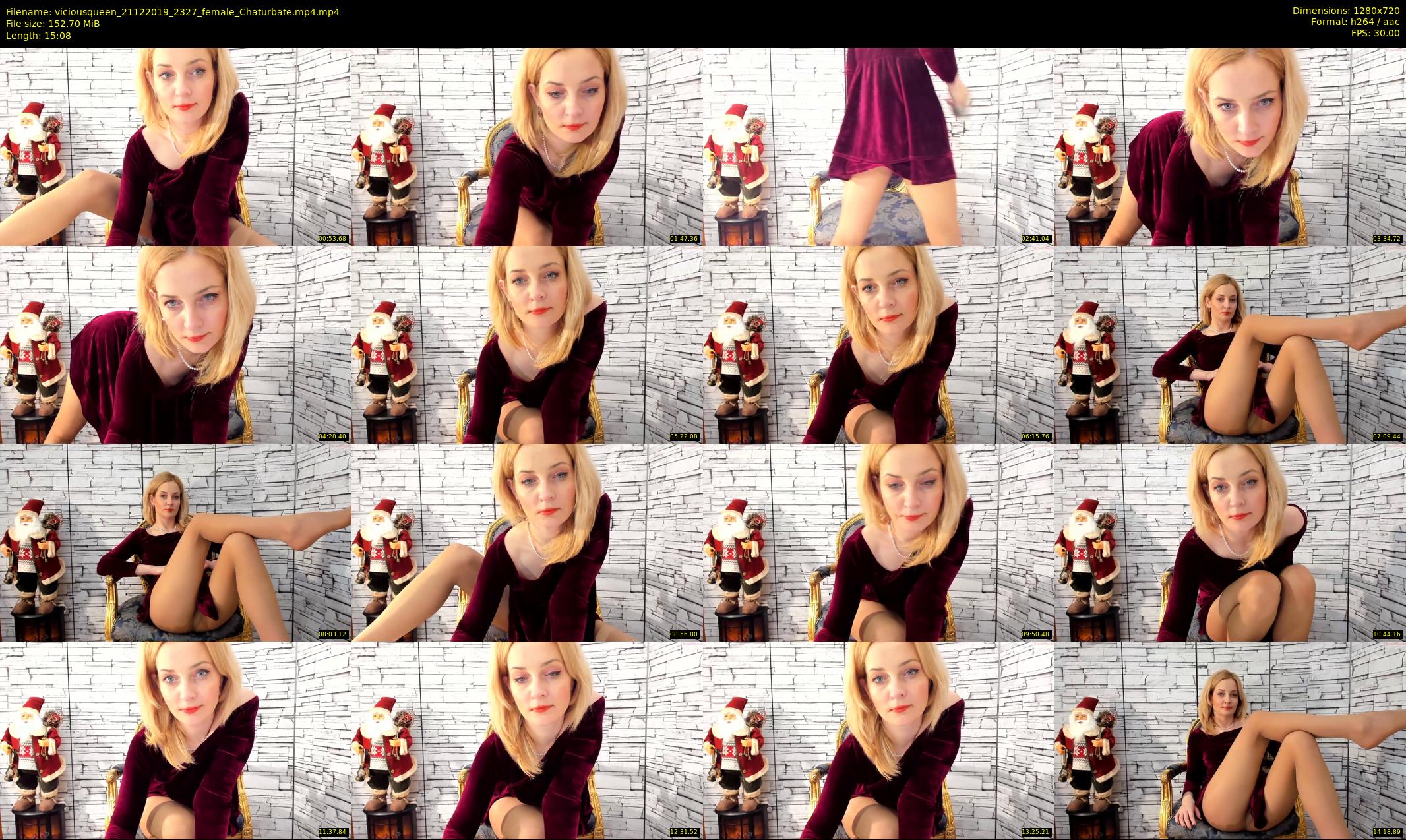 viciousqueen — 16 minute Chaturbate female cam show recording, 720p, Dec 21, 2019