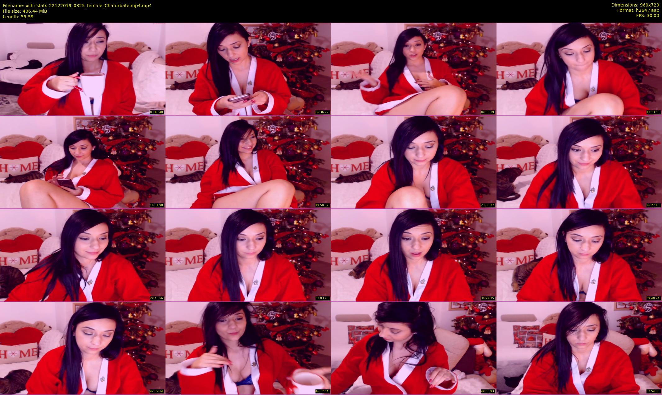xchristalx — 56 minute Chaturbate female cam show recording, 720p, Dec 22, 2019