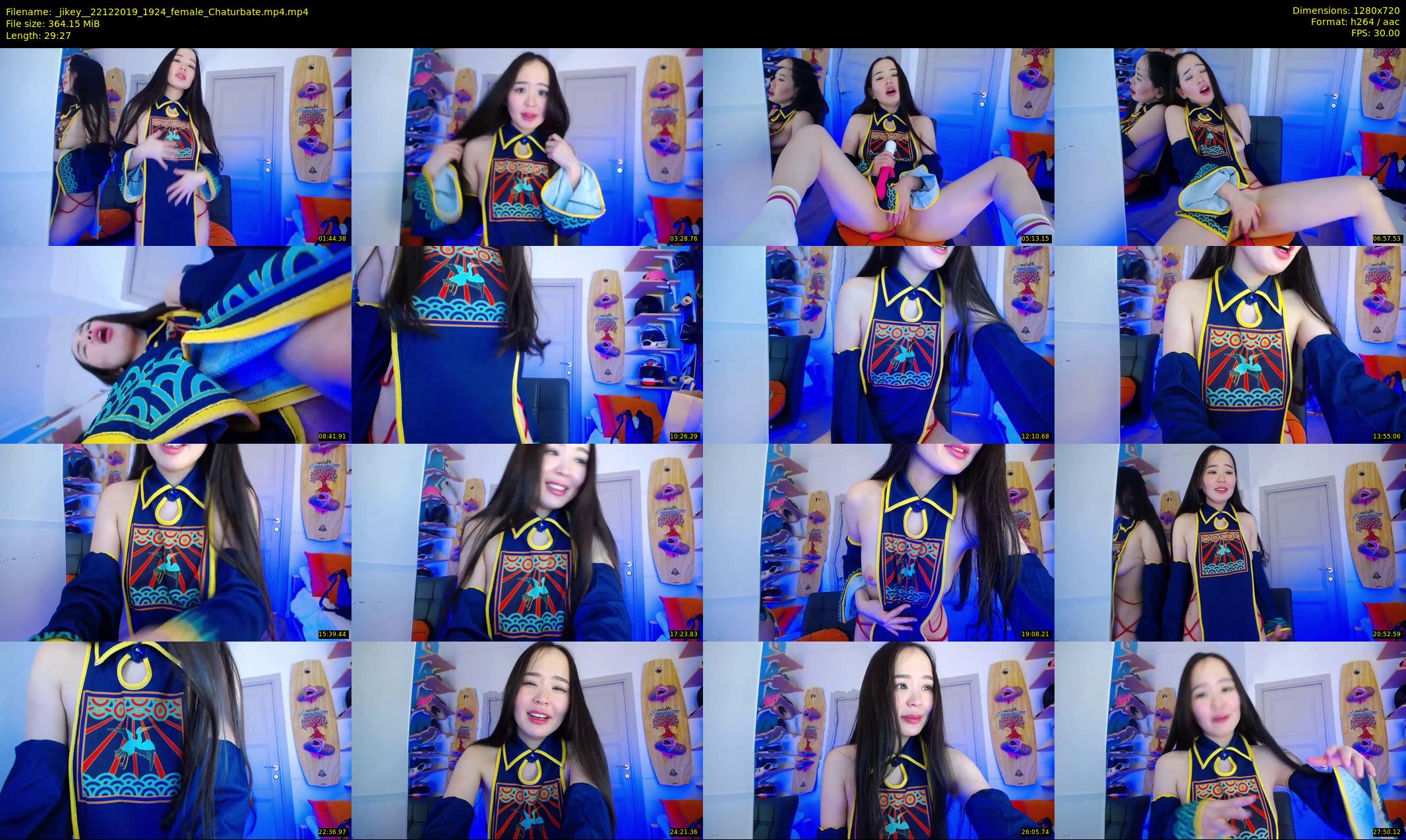 _jikey_ — 30 minute Chaturbate female cam show recording, 720p, Dec 22, 2019