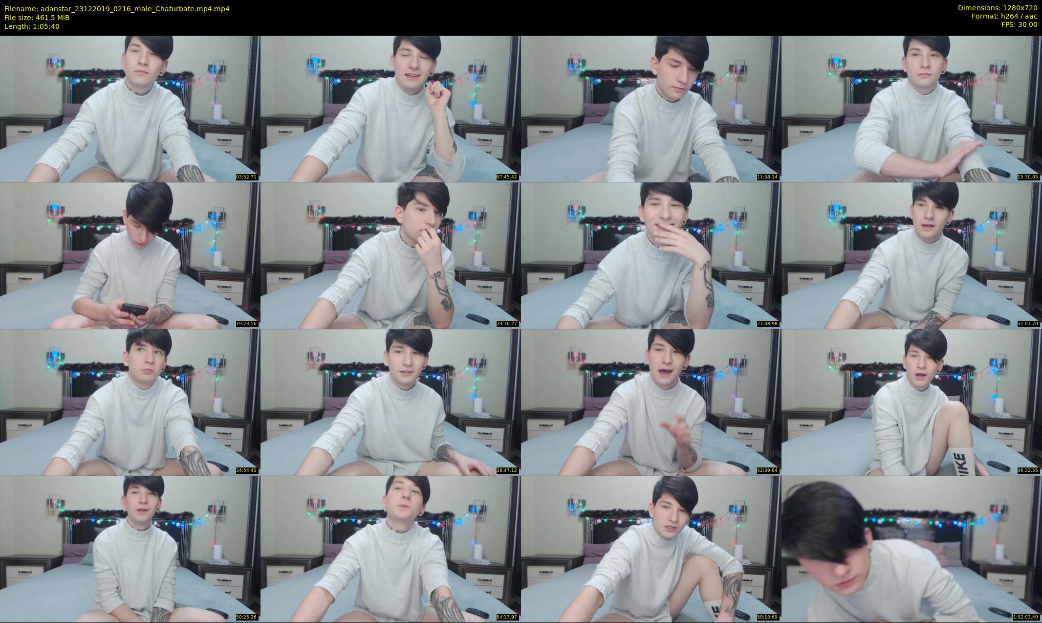 adanstar — 66 minute Chaturbate male cam show recording, 720p, Dec 23, 2019