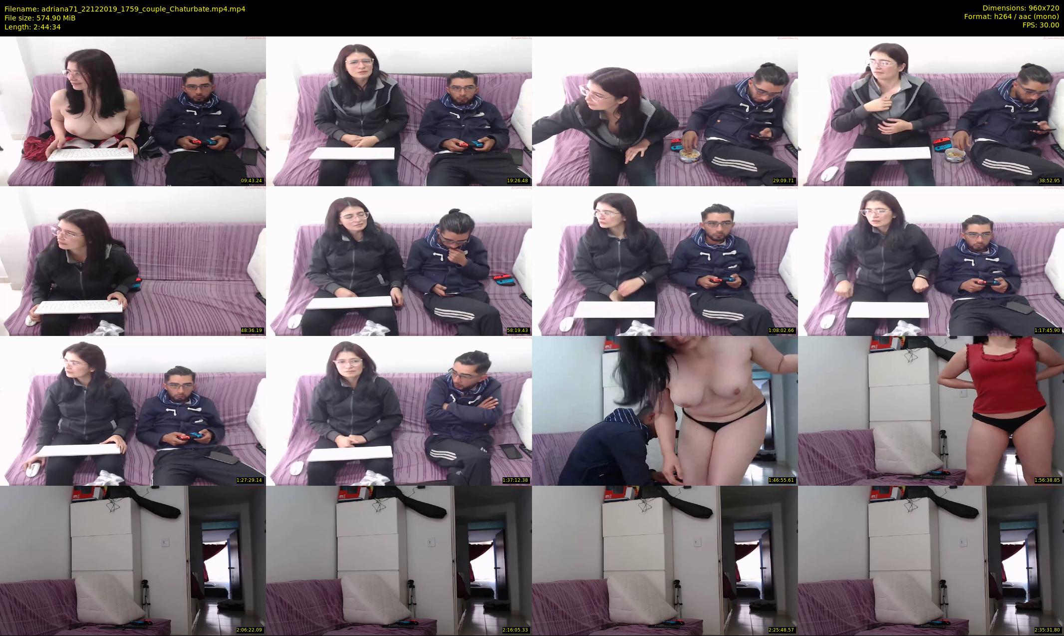 adriana71 — 165 minute Chaturbate couple cam show recording, 720p, Dec 22, 2019