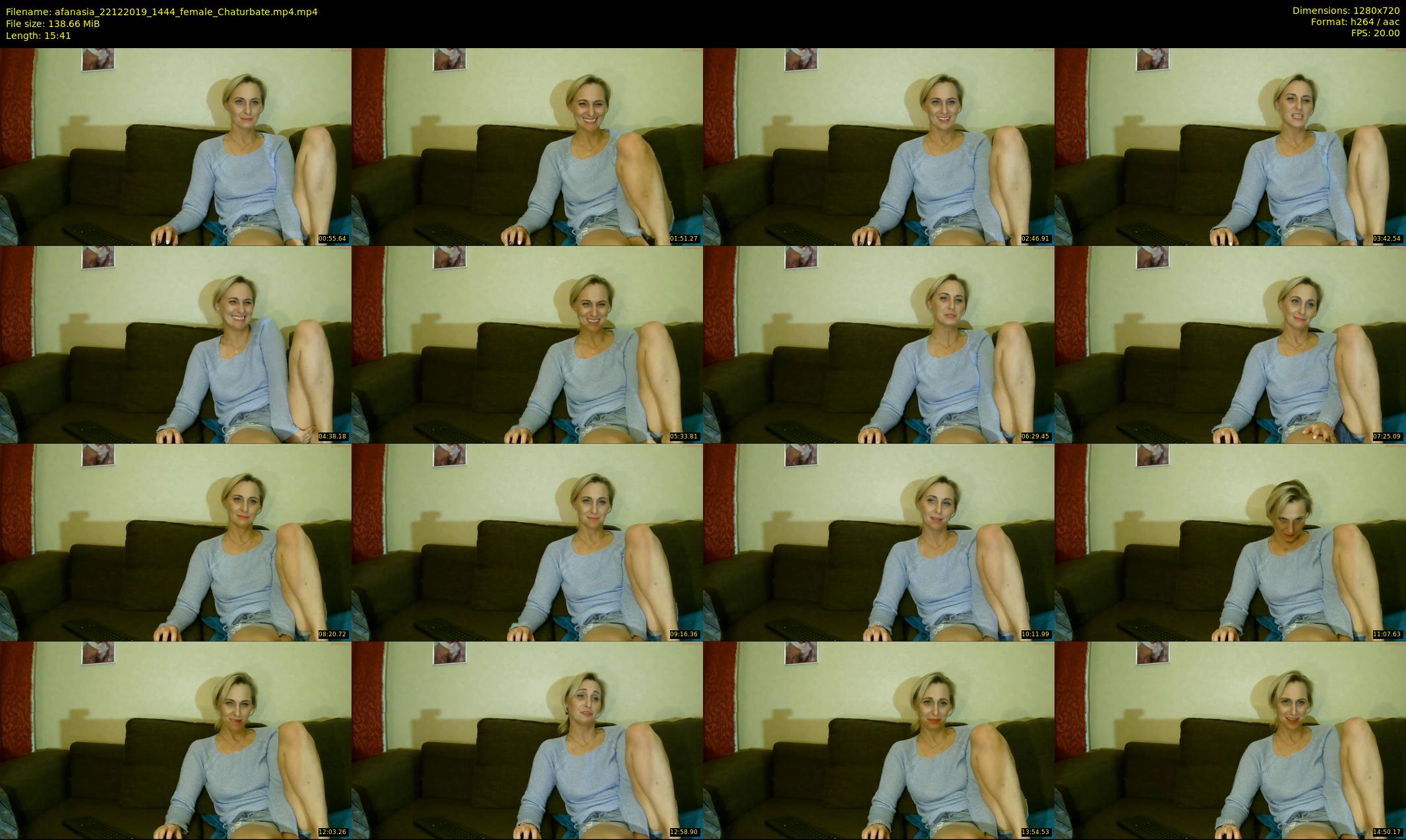 afanasia — 16 minute Chaturbate female cam show recording, 720p, Dec 22, 2019