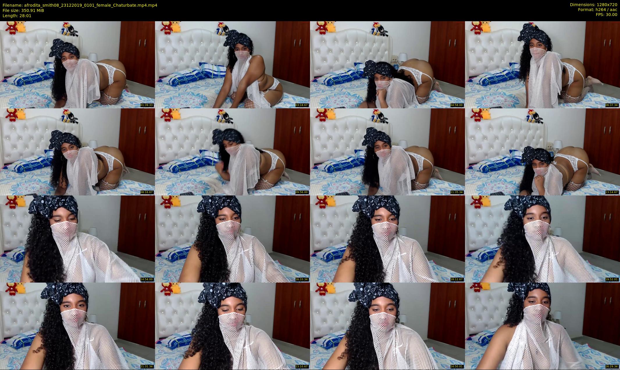 afrodita_smith08 — 29 minute Chaturbate female cam show recording, 720p, Dec 23, 2019