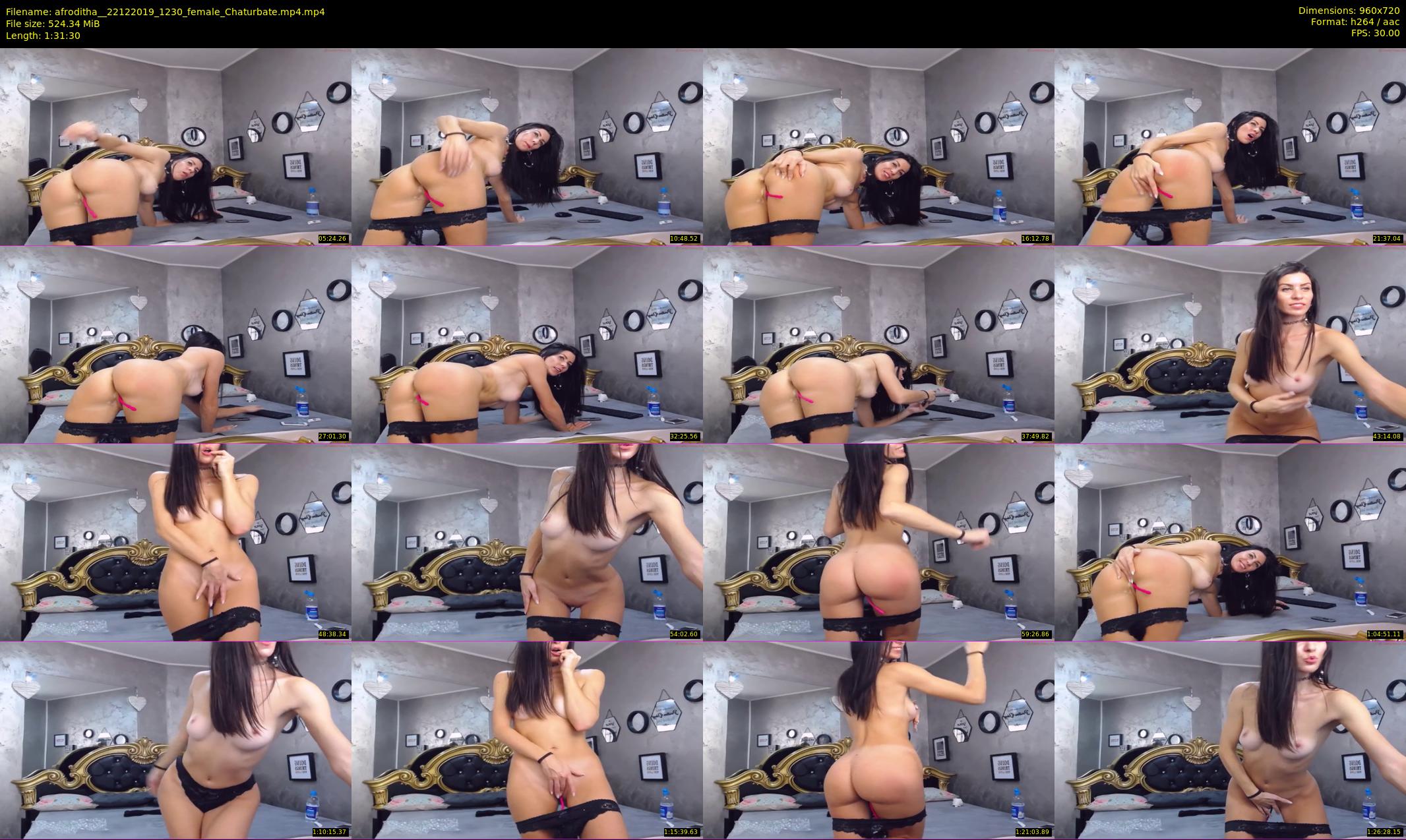 afroditha_ — 92 minute Chaturbate female cam show recording, 720p, Dec 22, 2019