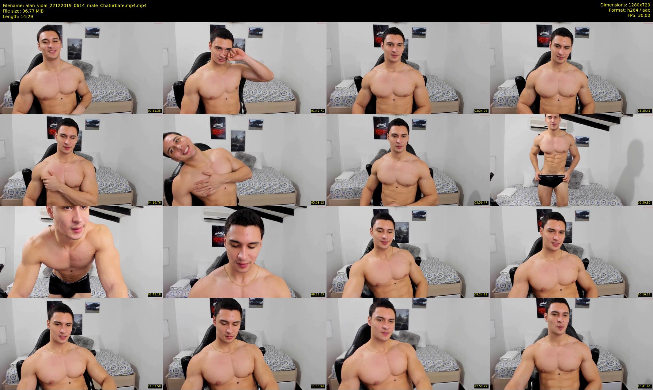 alan_vidal — 15 minute Chaturbate male cam show recording, 720p, Dec 22, 2019