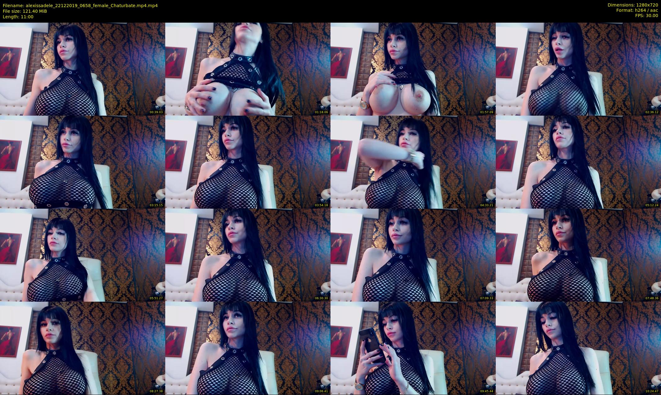 alexissadele — 11 minute Chaturbate female cam show recording, 720p, Dec 22, 2019