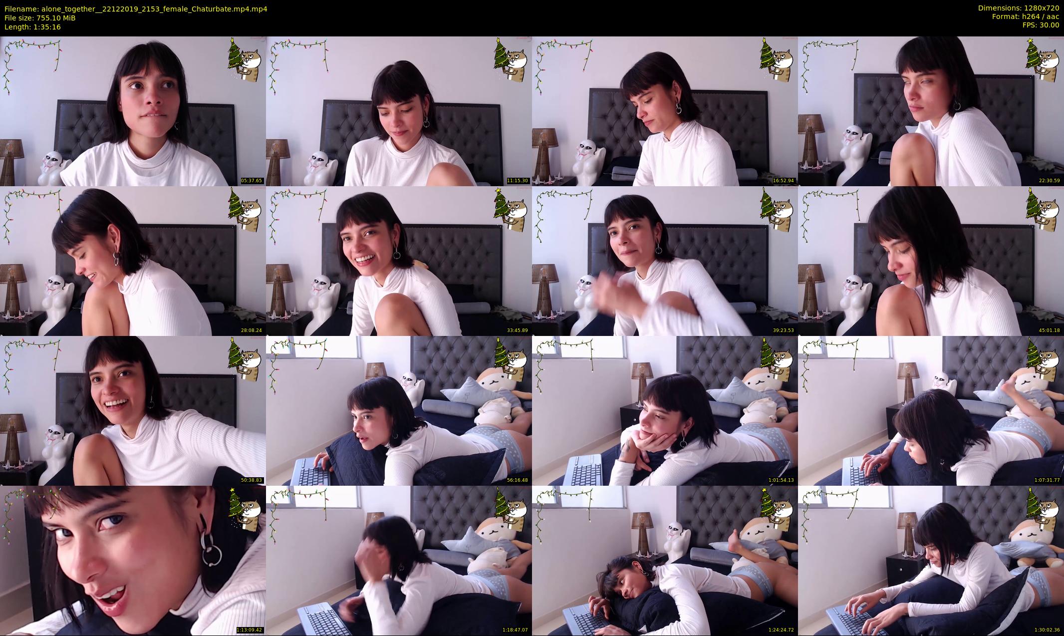 alone_together_ — 96 minute Chaturbate female cam show recording, 720p, Dec 22, 2019