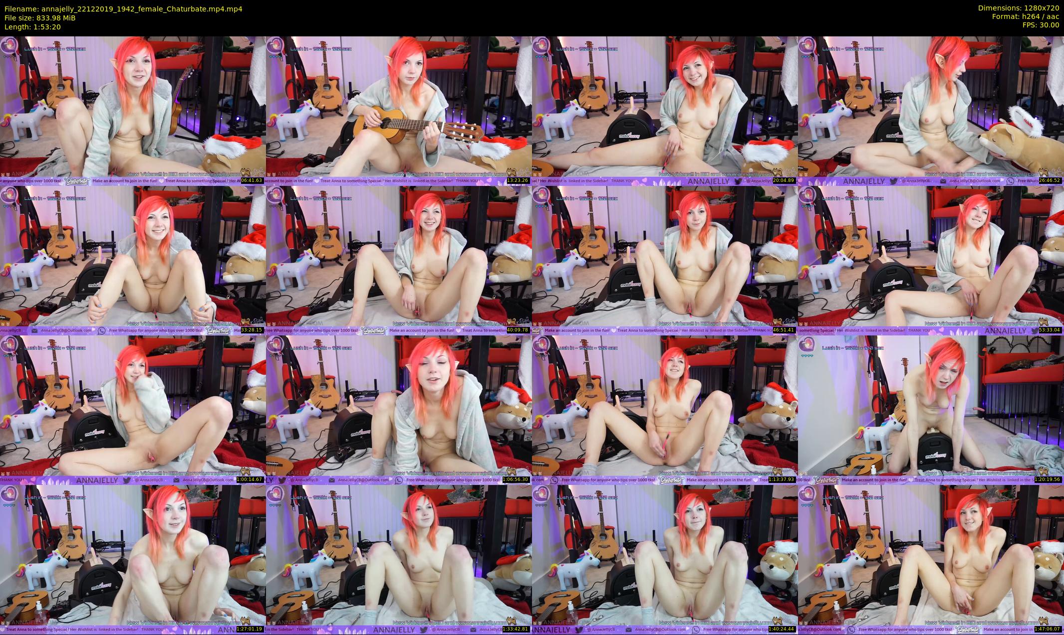 annajelly — 114 minute Chaturbate couple cam show recording, 720p, Dec 22, 2019