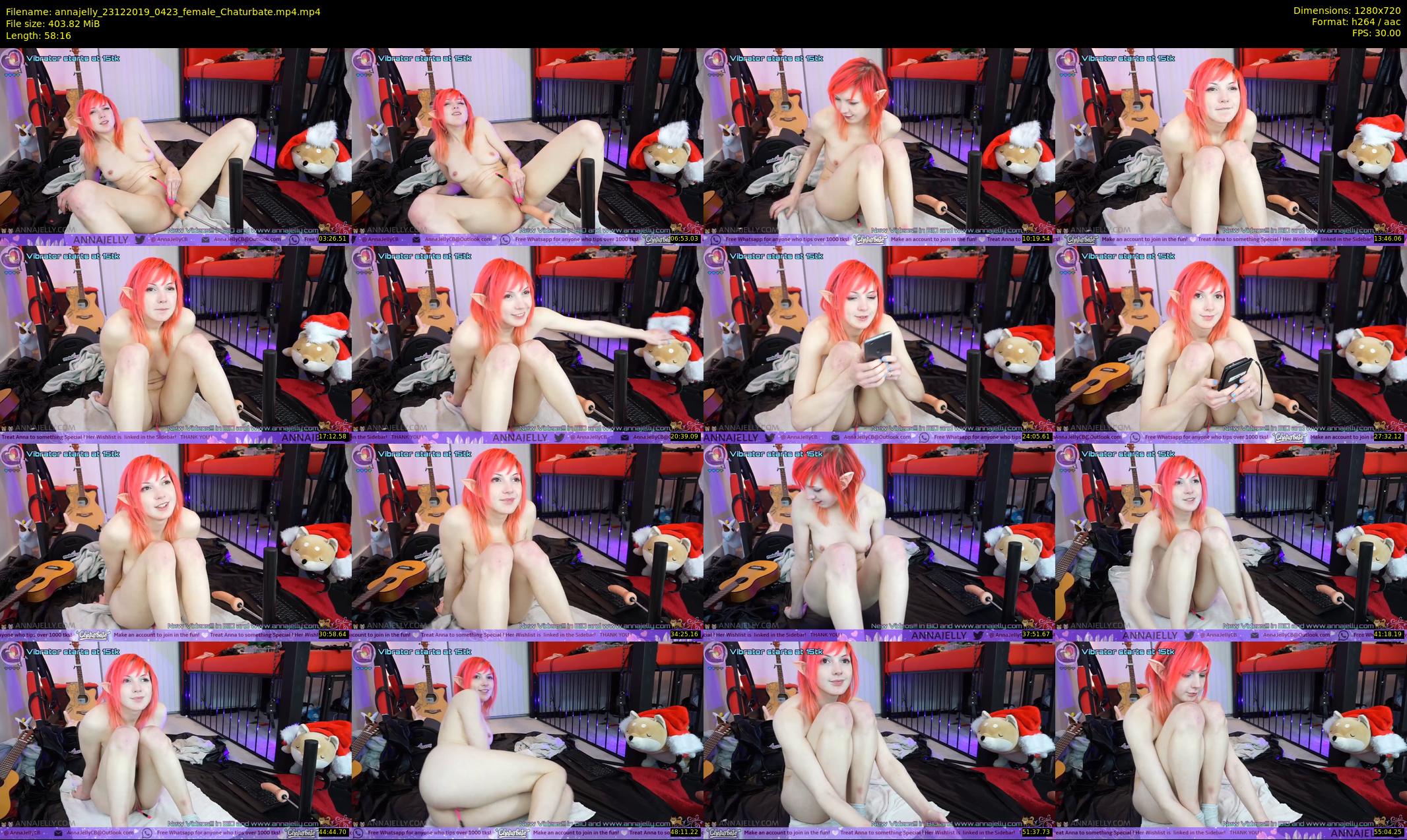 annajelly — 59 minute Chaturbate couple cam show recording, 720p, Dec 23, 2019