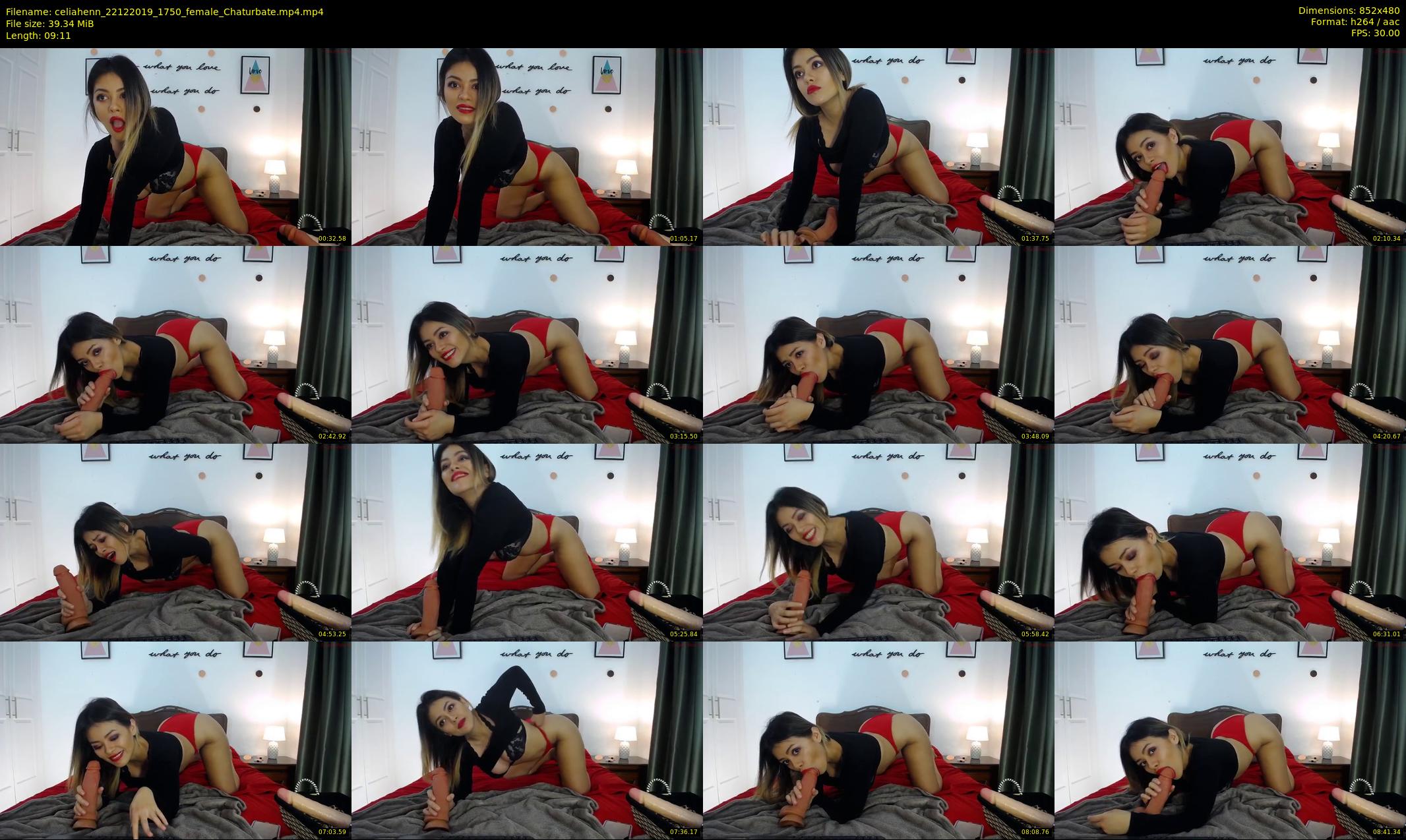 celiahenn — 10 minute Chaturbate female cam show recording, 480p, Dec 22, 2019