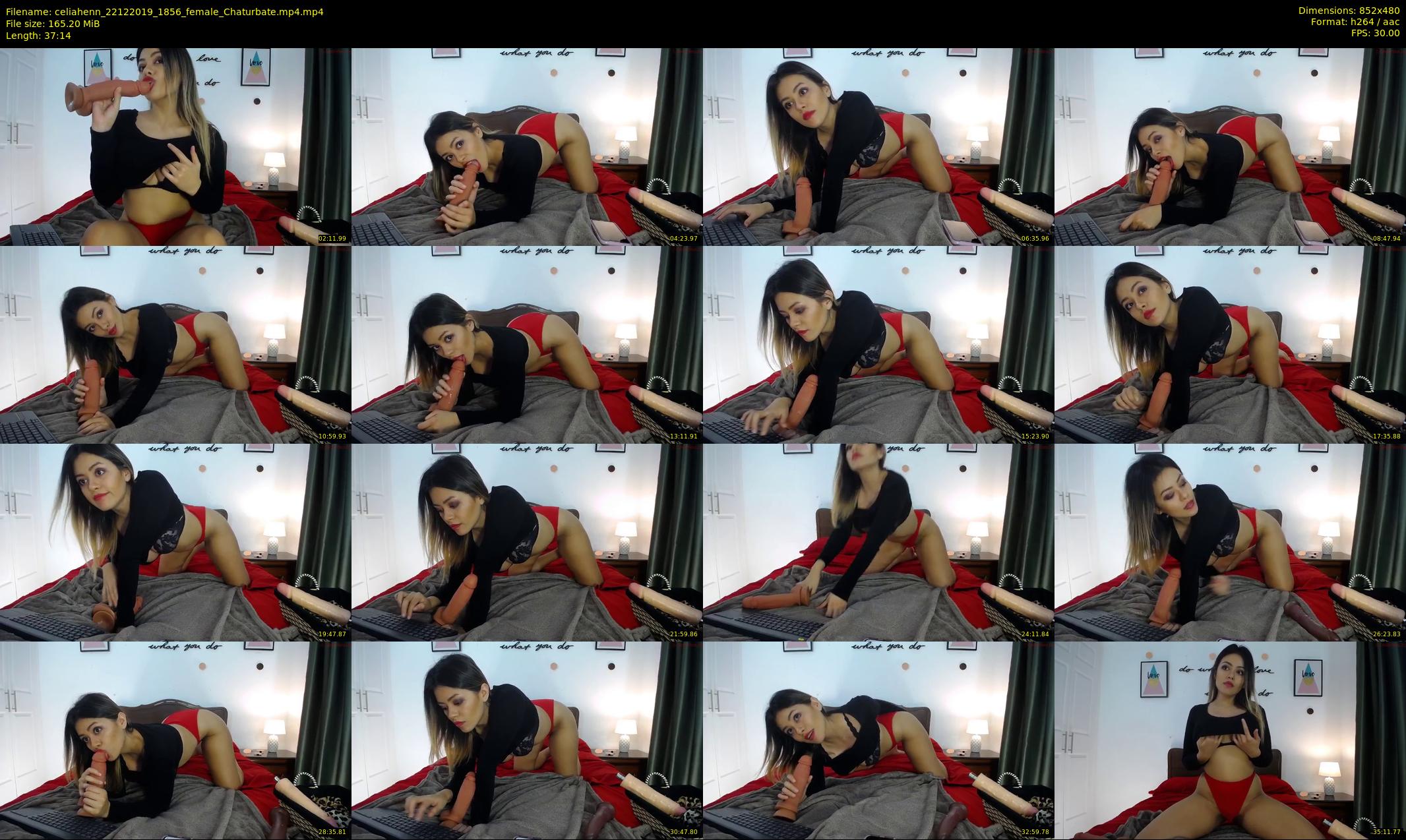 celiahenn — 38 minute Chaturbate female cam show recording, 480p, Dec 22, 2019