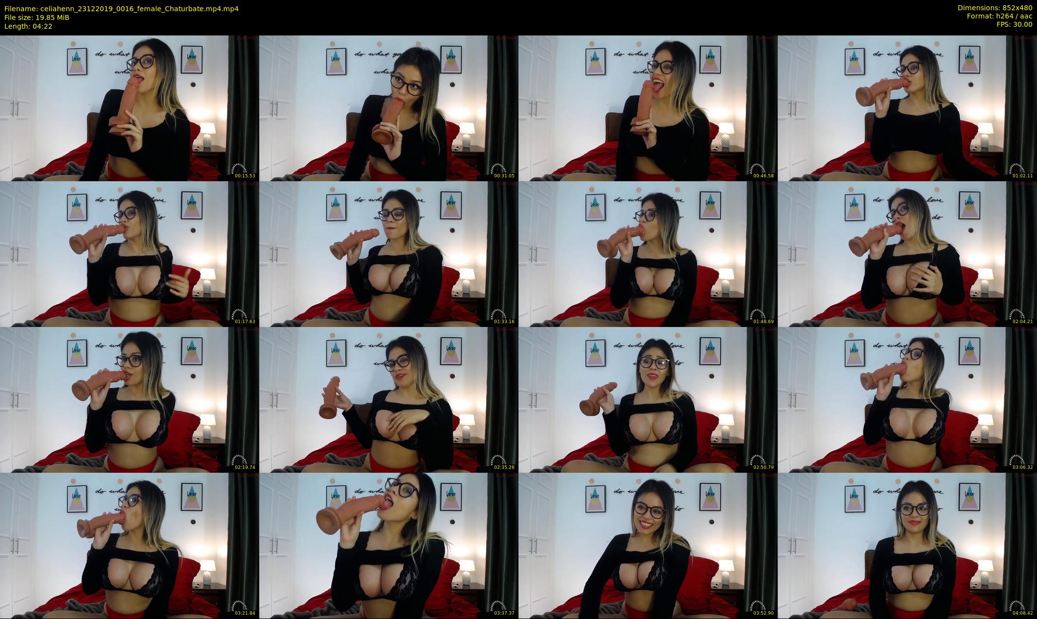 celiahenn — 5 minute Chaturbate female cam show recording, 480p, Dec 23, 2019