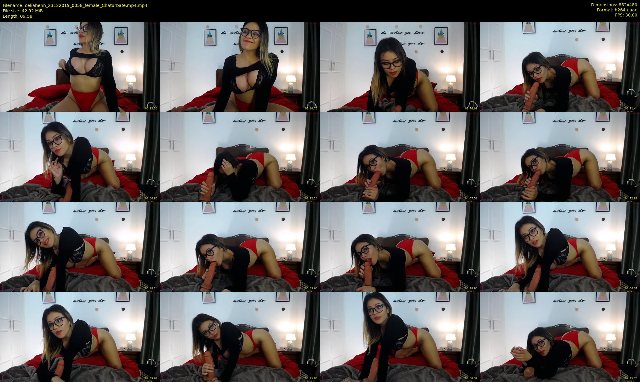 celiahenn — 10 minute Chaturbate female cam show recording, 480p, Dec 23, 2019