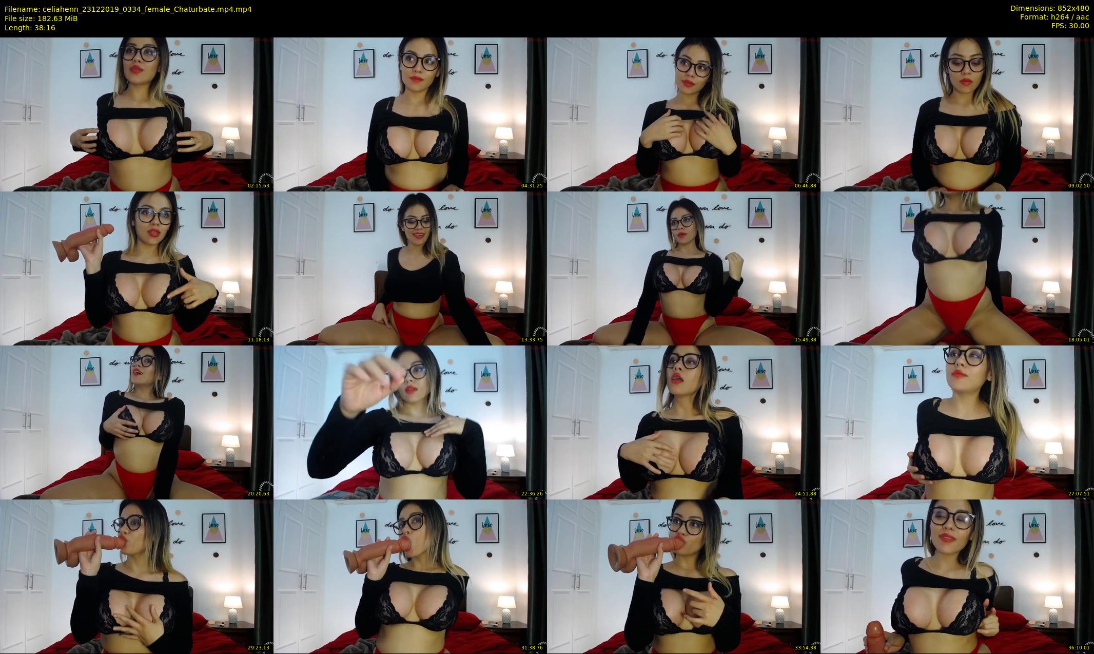 celiahenn — 39 minute Chaturbate female cam show recording, 480p, Dec 23, 2019