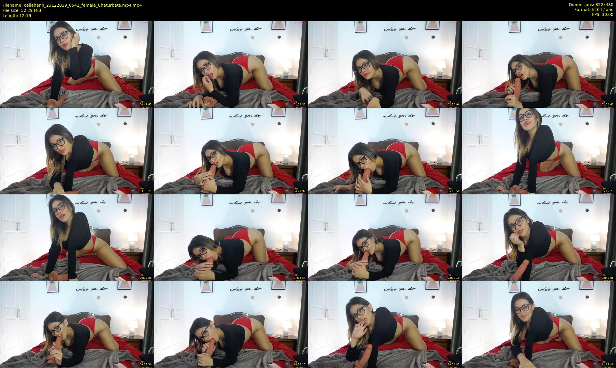 celiahenn — 13 minute Chaturbate female cam show recording, 480p, Dec 23, 2019