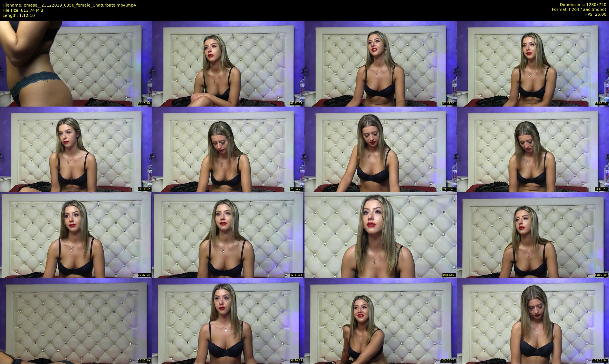 emese_ — 73 minute Chaturbate female cam show recording, 720p, Dec 23, 2019