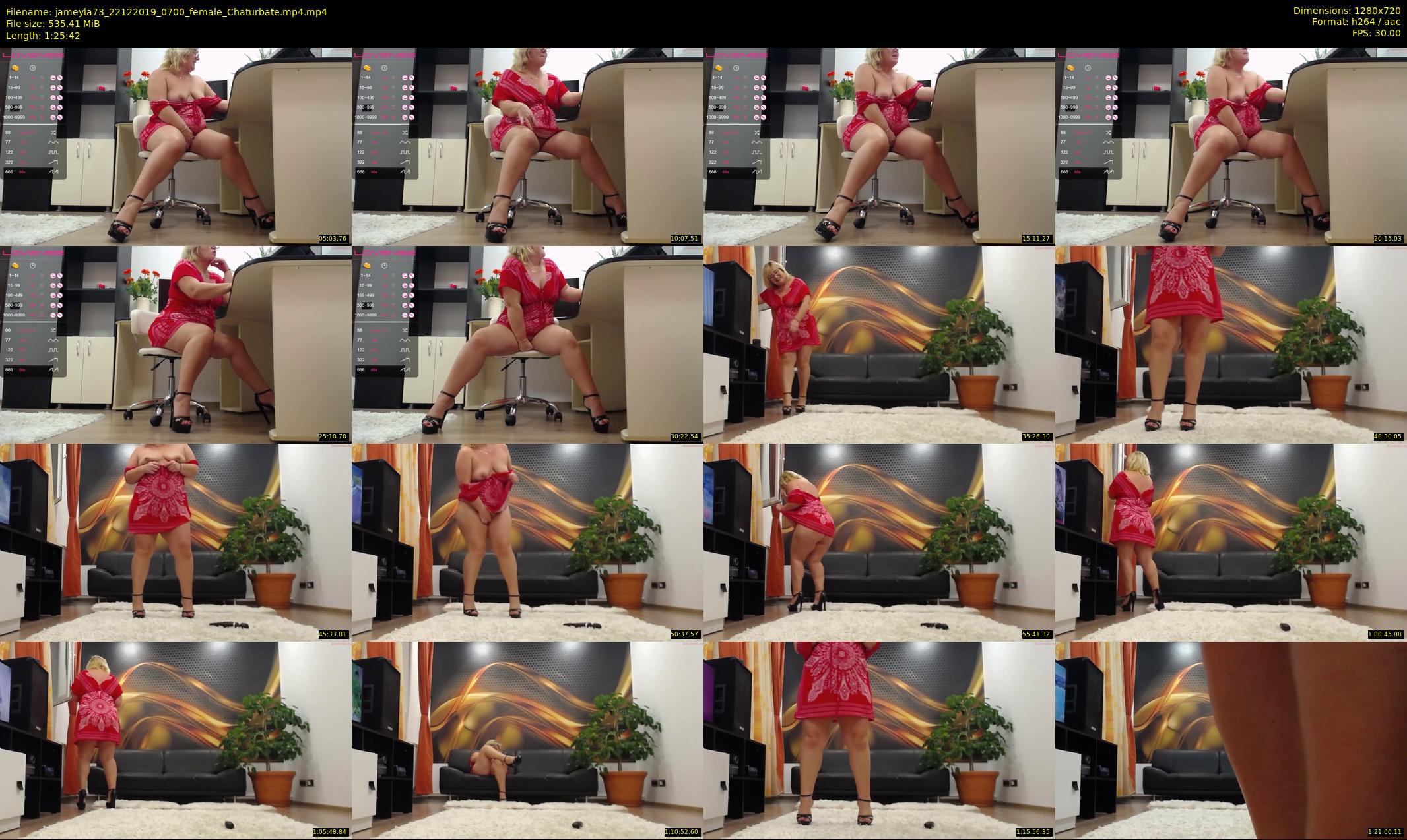 jameyla73 — 86 minute Chaturbate female cam show recording, 720p, Dec 22, 2019