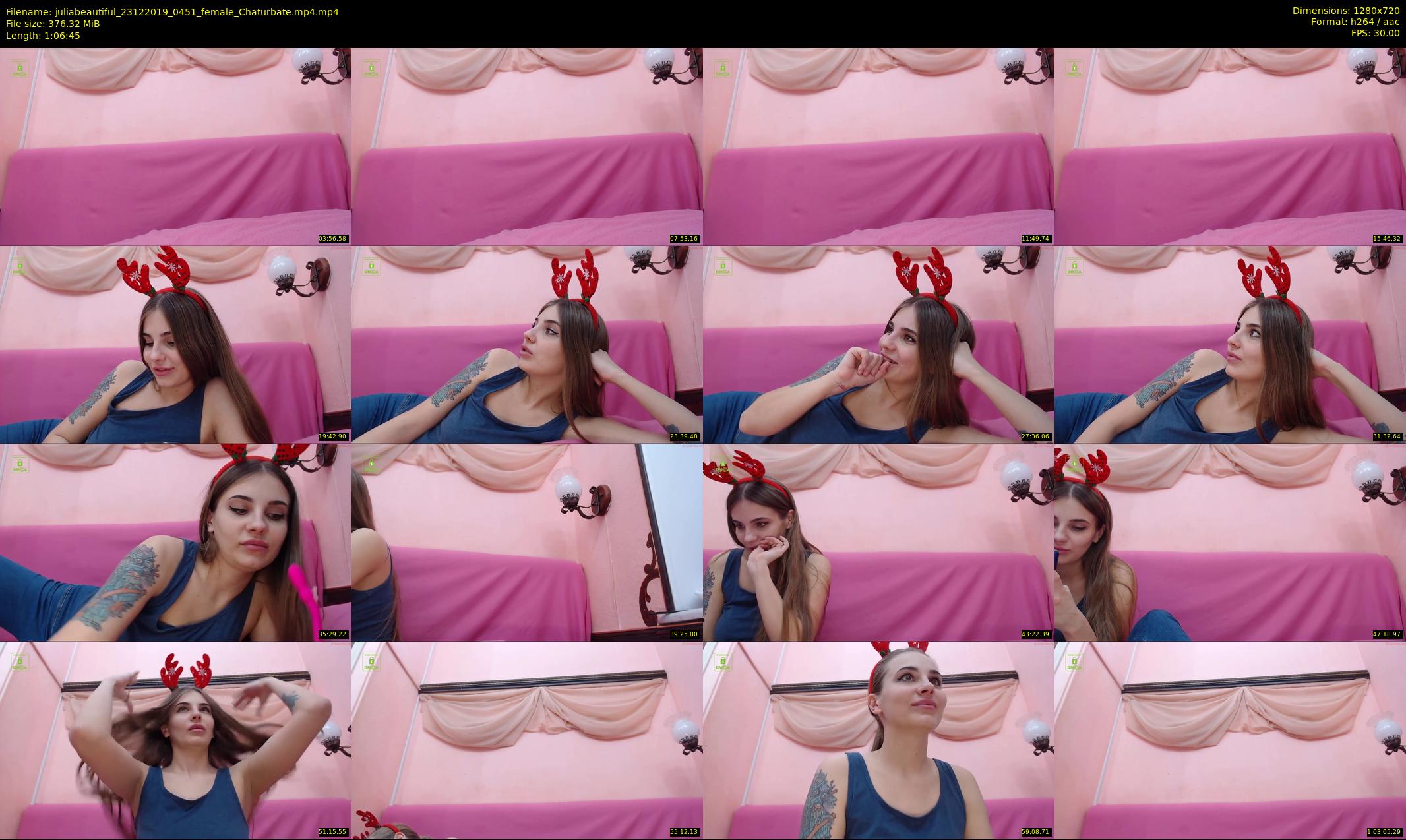 juliabeautiful — 67 minute Chaturbate female cam show recording, 720p, Dec 23, 2019