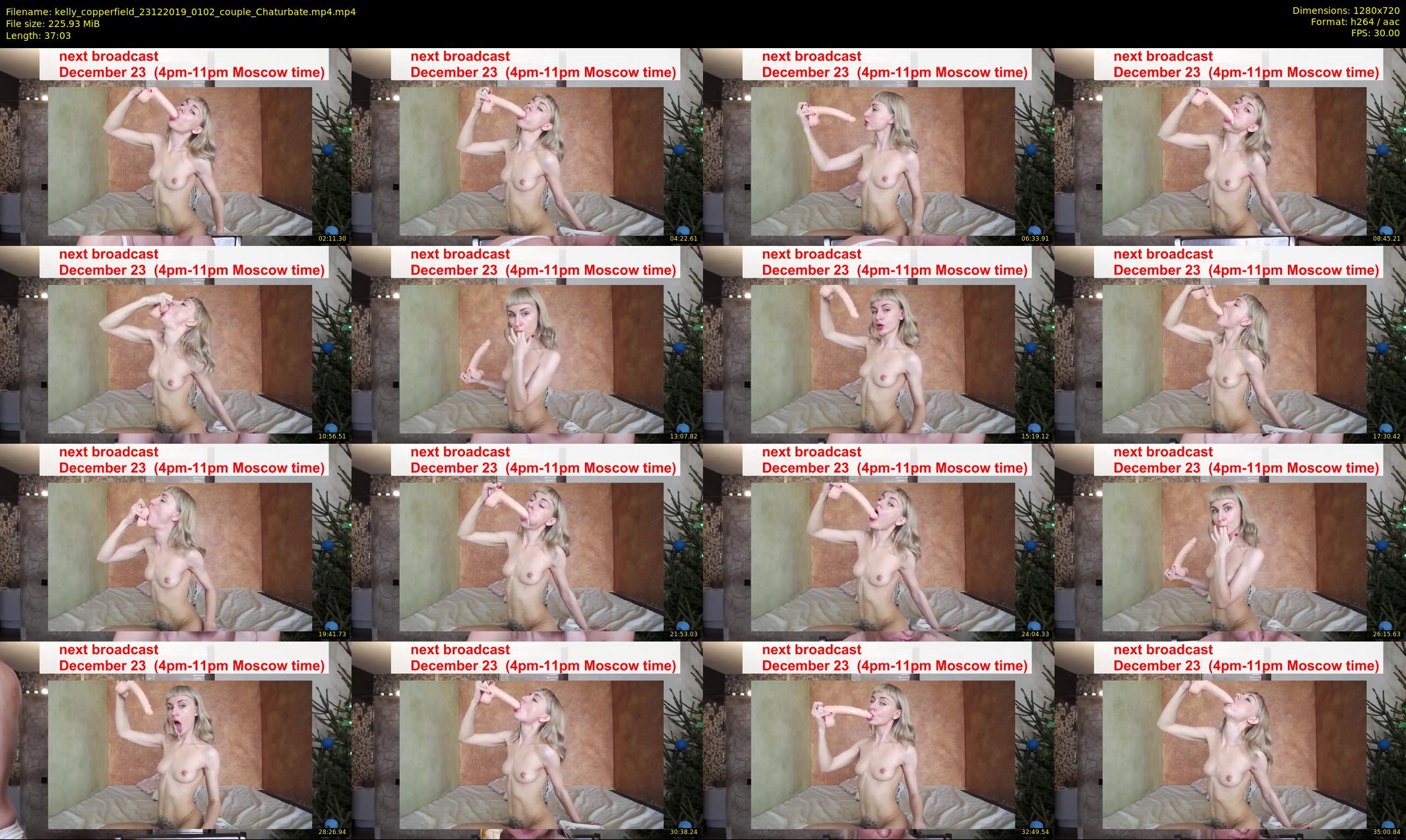 kelly_copperfield — 38 minute Chaturbate female cam show recording, 720p, Dec 23, 2019