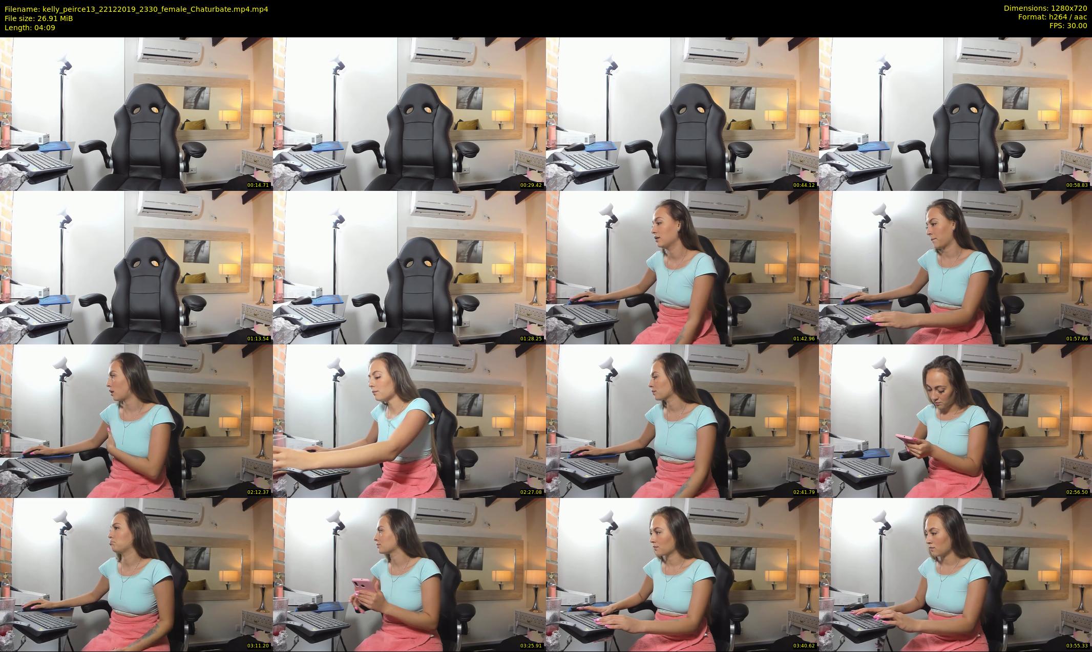 kelly_peirce13 — 5 minute Chaturbate female cam show recording, 720p, Dec 22, 2019