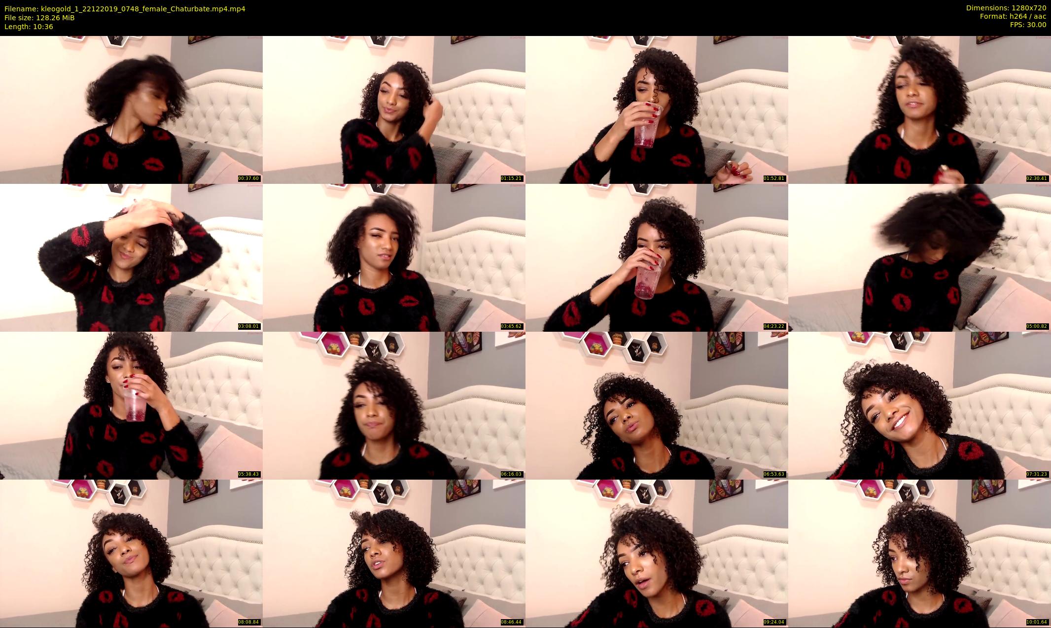 kleogold_1 — 11 minute Chaturbate female cam show recording, 720p, Dec 22, 2019
