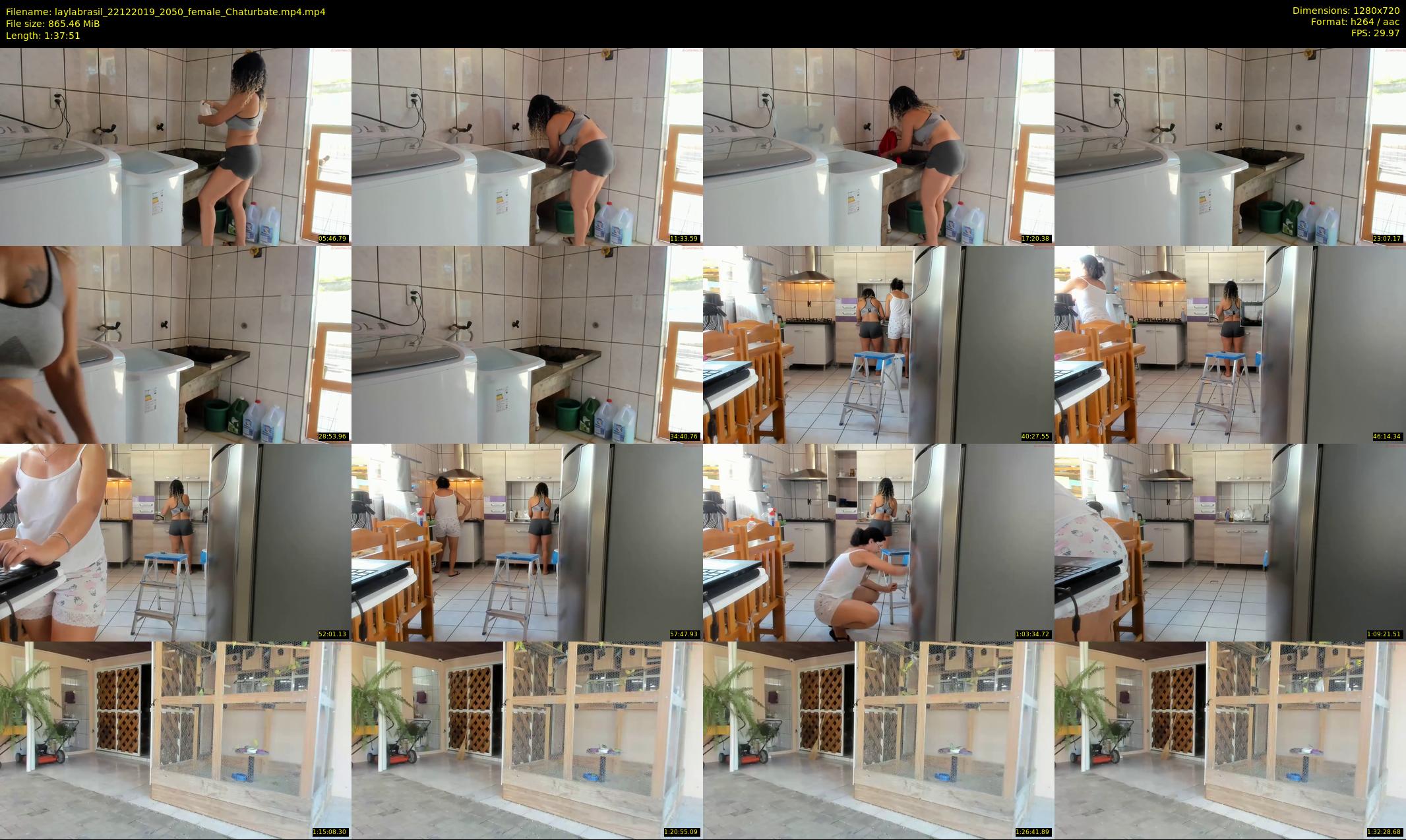 laylabrasil — 98 minute Chaturbate female cam show recording, 720p, Dec 22, 2019