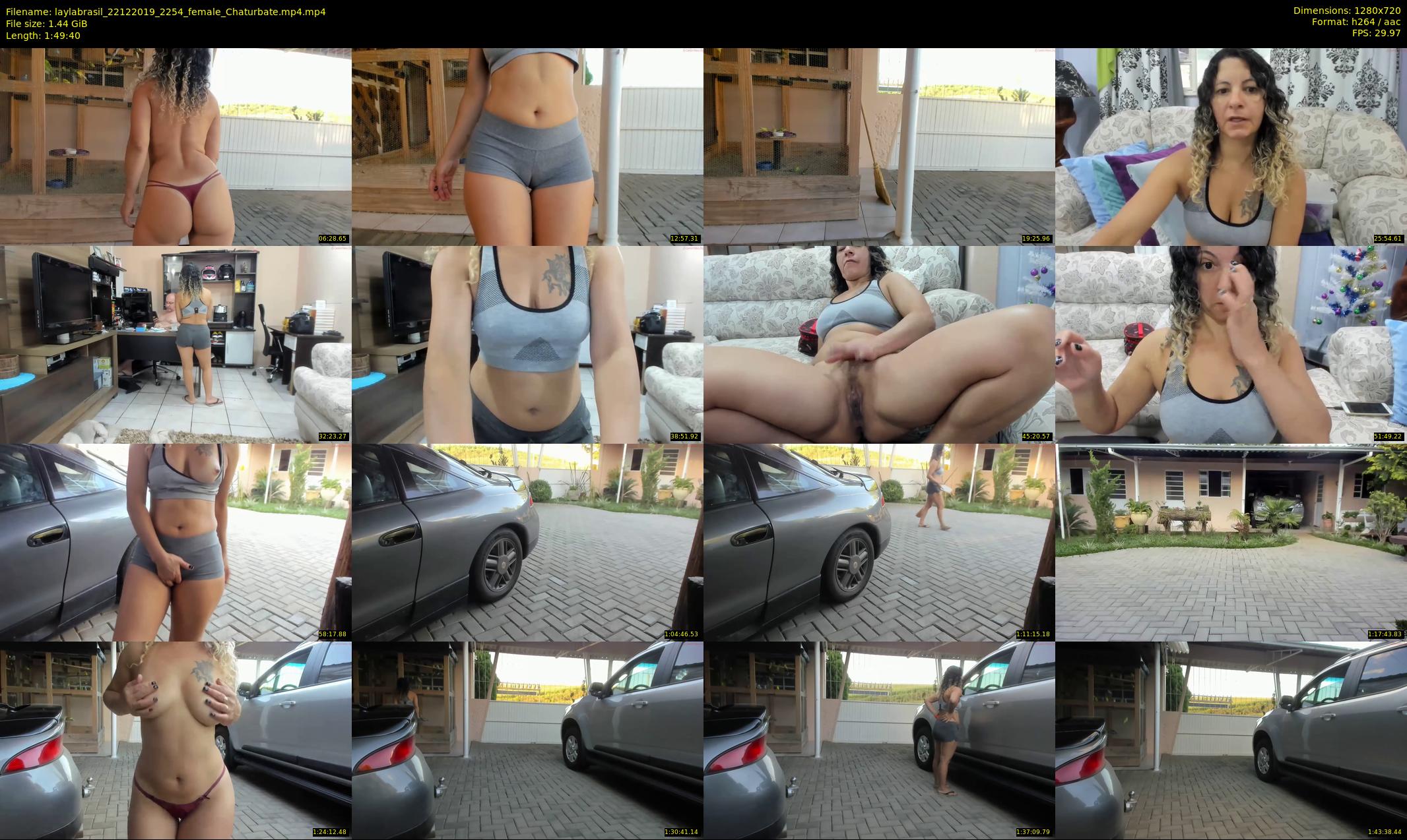 laylabrasil — 110 minute Chaturbate female cam show recording, 720p, Dec 22, 2019