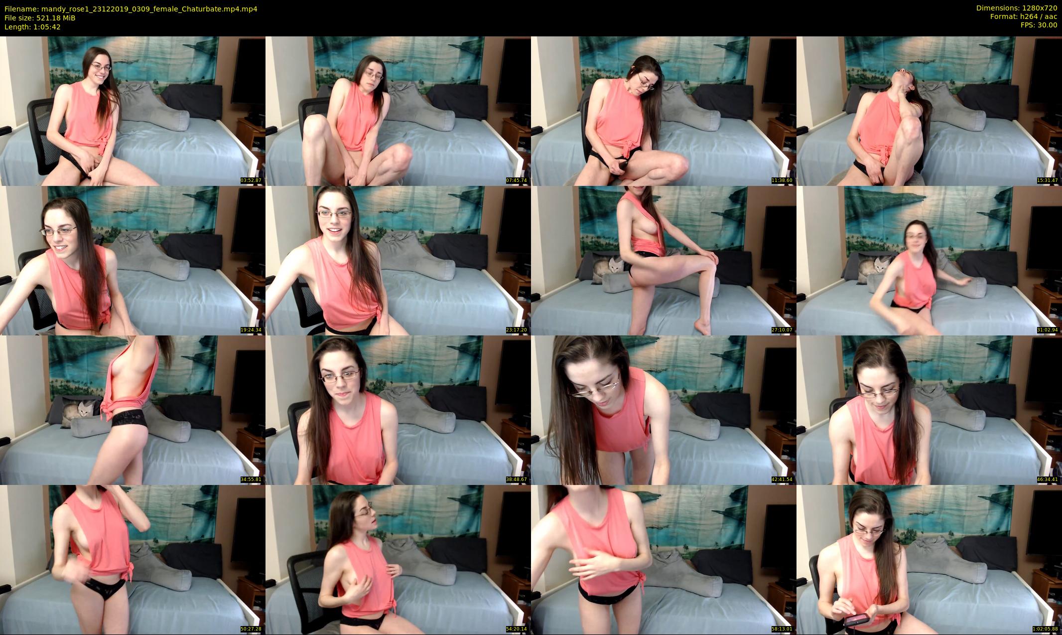mandy_rose1 — 66 minute Chaturbate female cam show recording, 720p, Dec 23, 2019