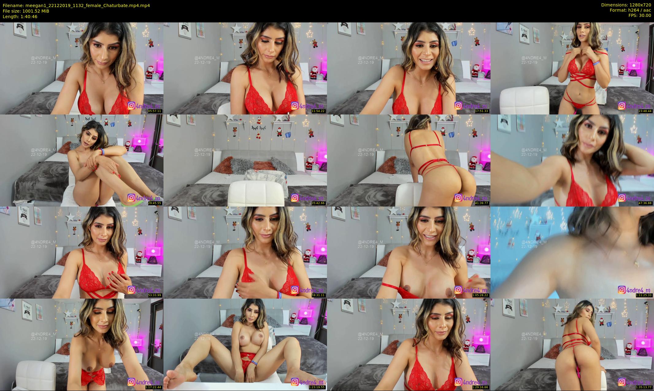 meegan1 — 101 minute Chaturbate female cam show recording, 720p, Dec 22, 2019