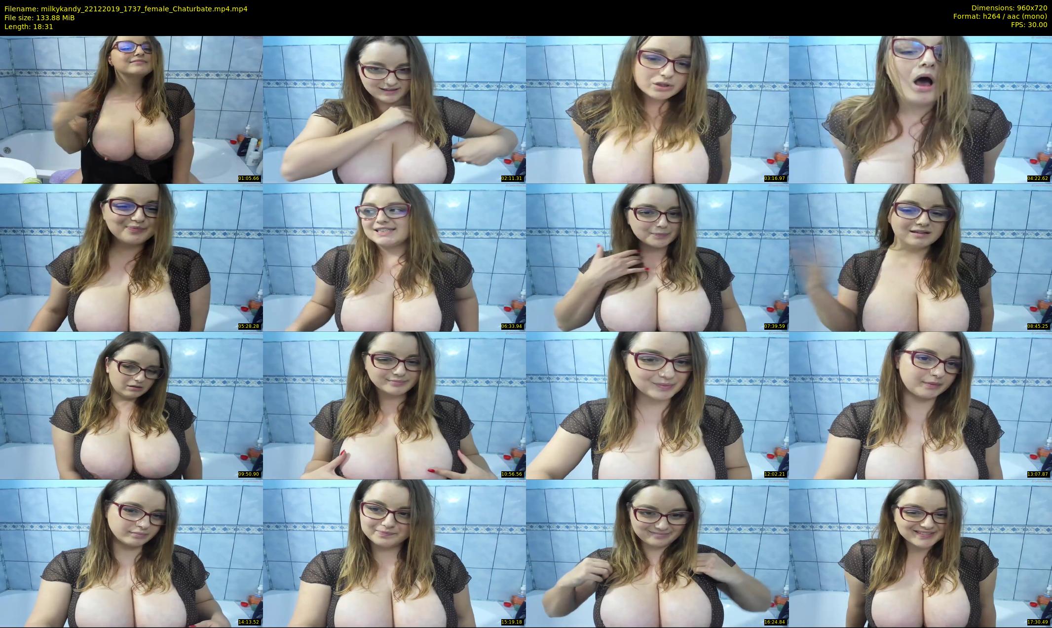 milkykandy — 19 minute Chaturbate female cam show recording, 720p, Dec 22, 2019