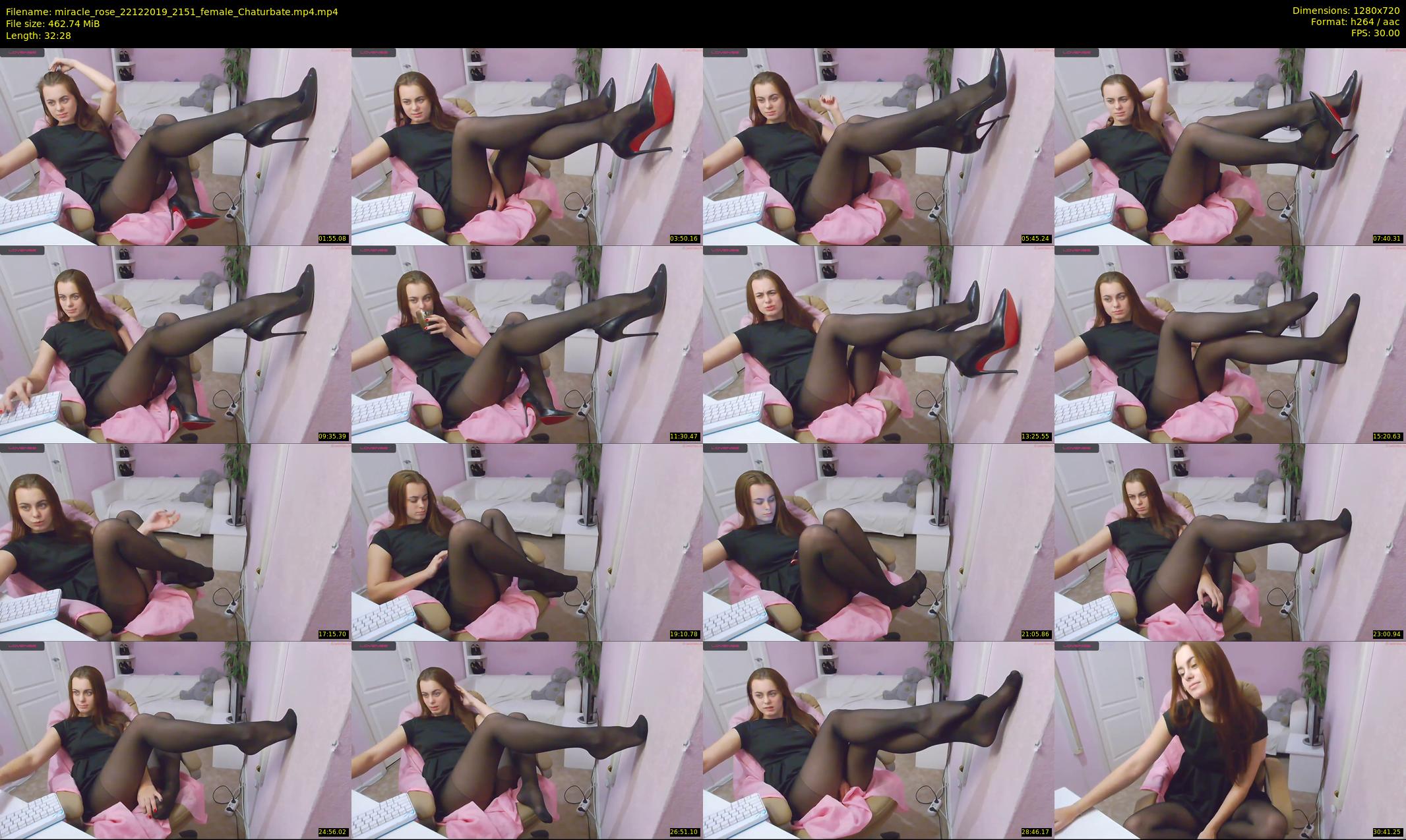 miracle_rose — 33 minute Chaturbate female cam show recording, 720p, Dec 22, 2019