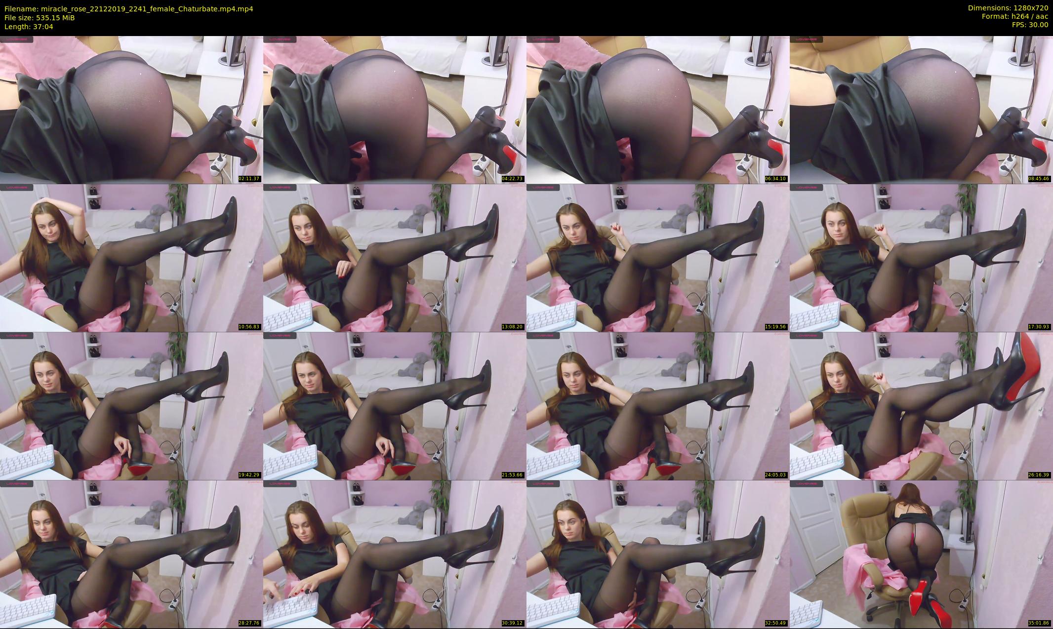 miracle_rose — 38 minute Chaturbate female cam show recording, 720p, Dec 22, 2019