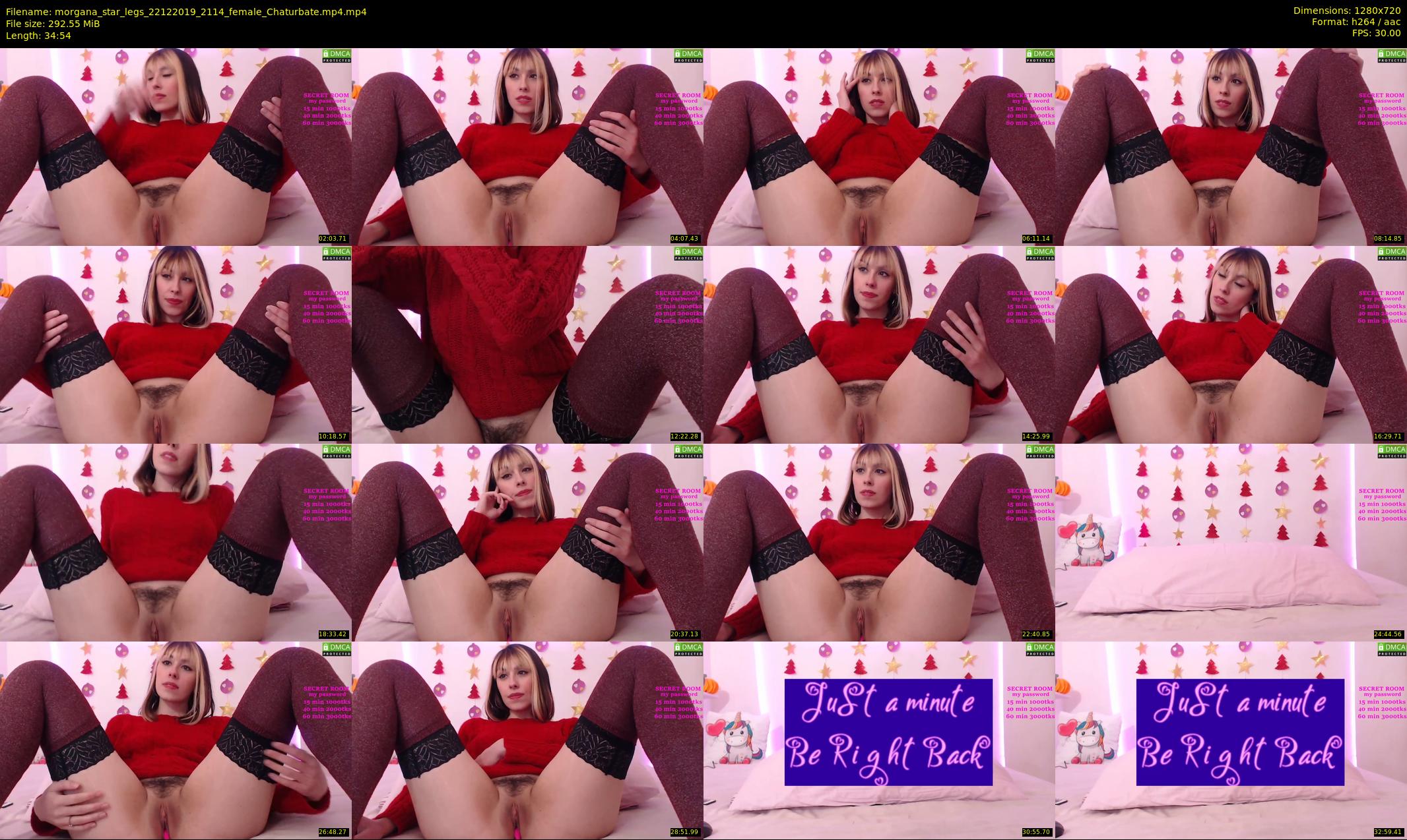 morgana_star_legs — 35 minute Chaturbate female cam show recording, 720p, Dec 22, 2019