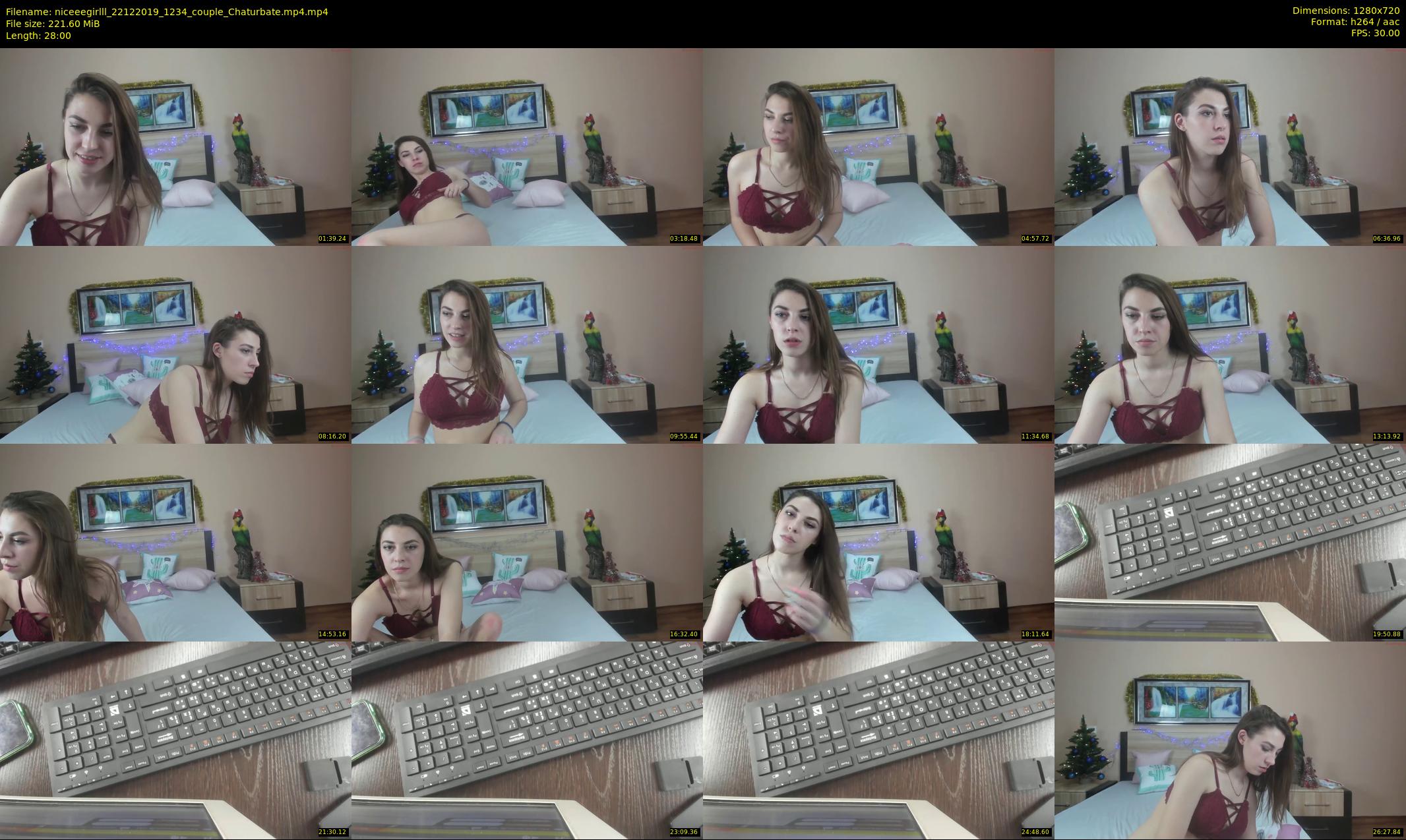 niceeegirlll — 28 minute Chaturbate couple cam show recording, 720p, Dec 22, 2019