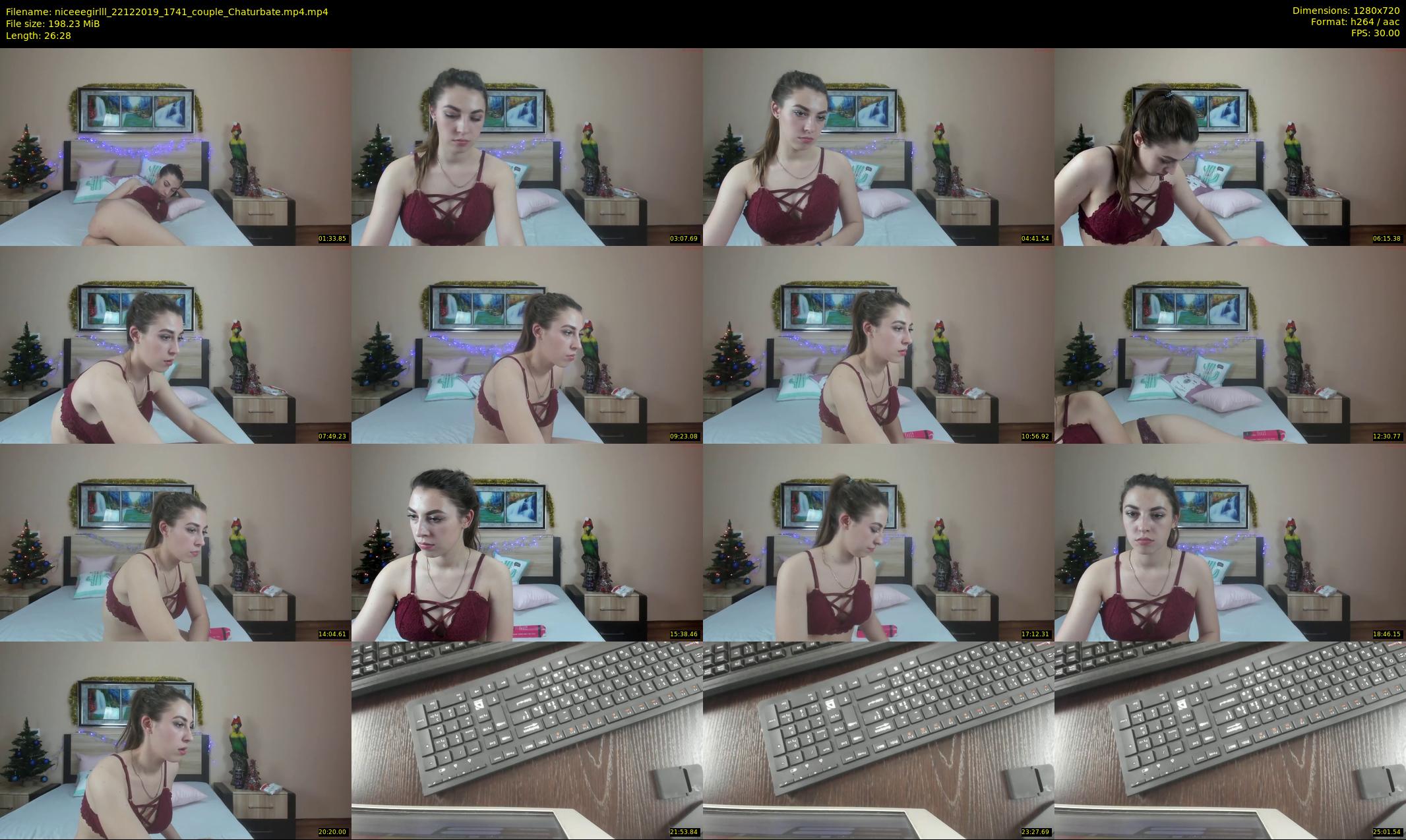 niceeegirlll — 27 minute Chaturbate couple cam show recording, 720p, Dec 22, 2019