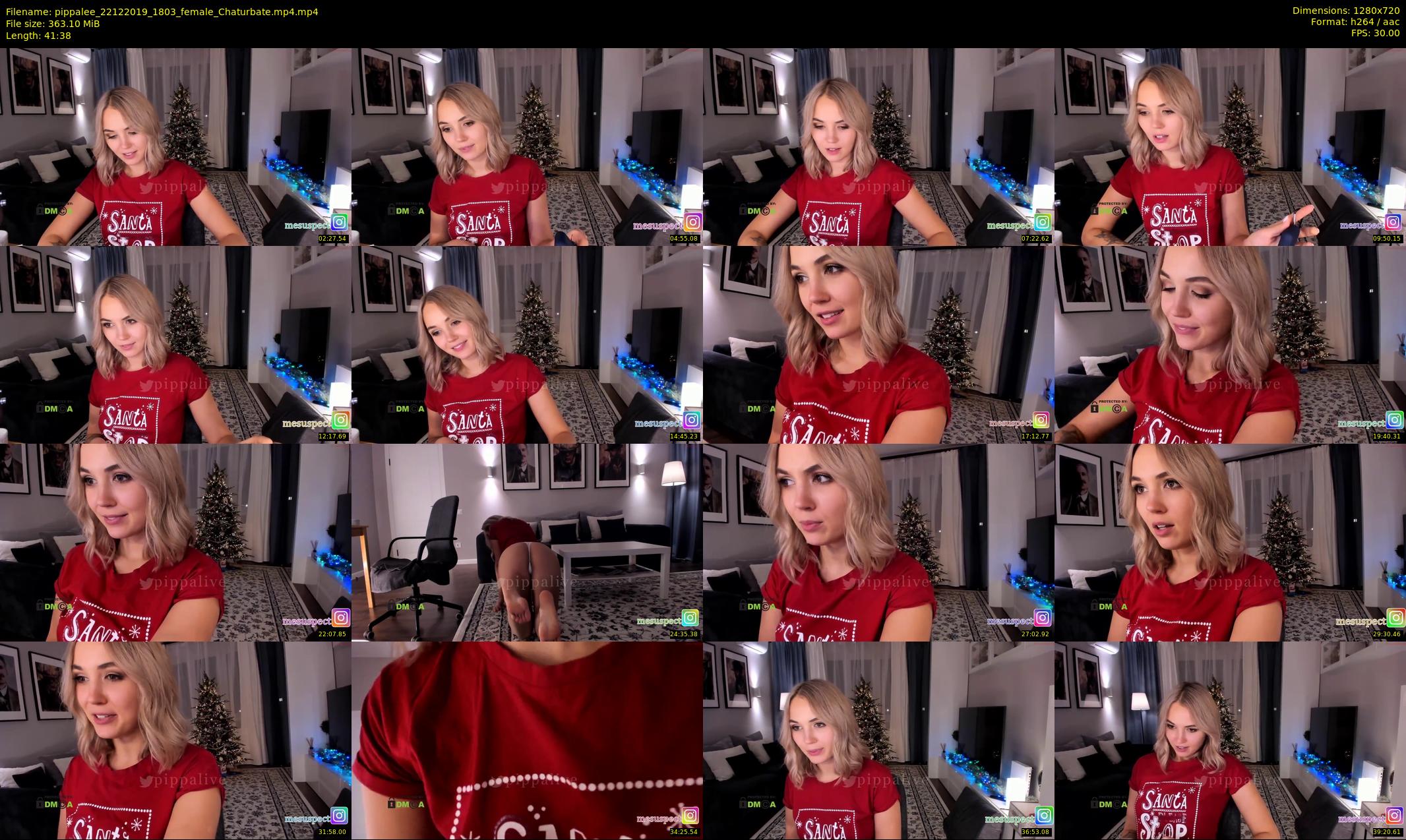 pippalee — 42 minute Chaturbate female cam show recording, 720p, Dec 22, 2019
