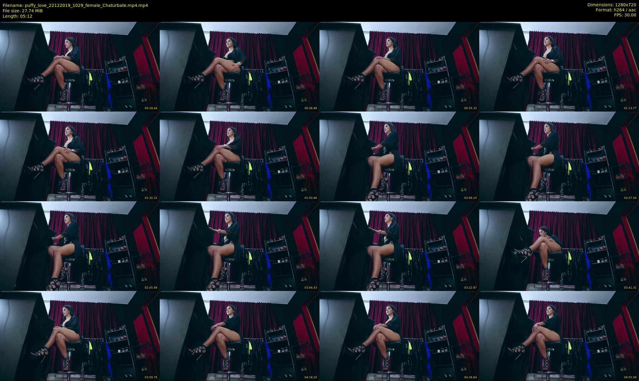 puffy_love — 6 minute Chaturbate female cam show recording, 720p, Dec 22, 2019