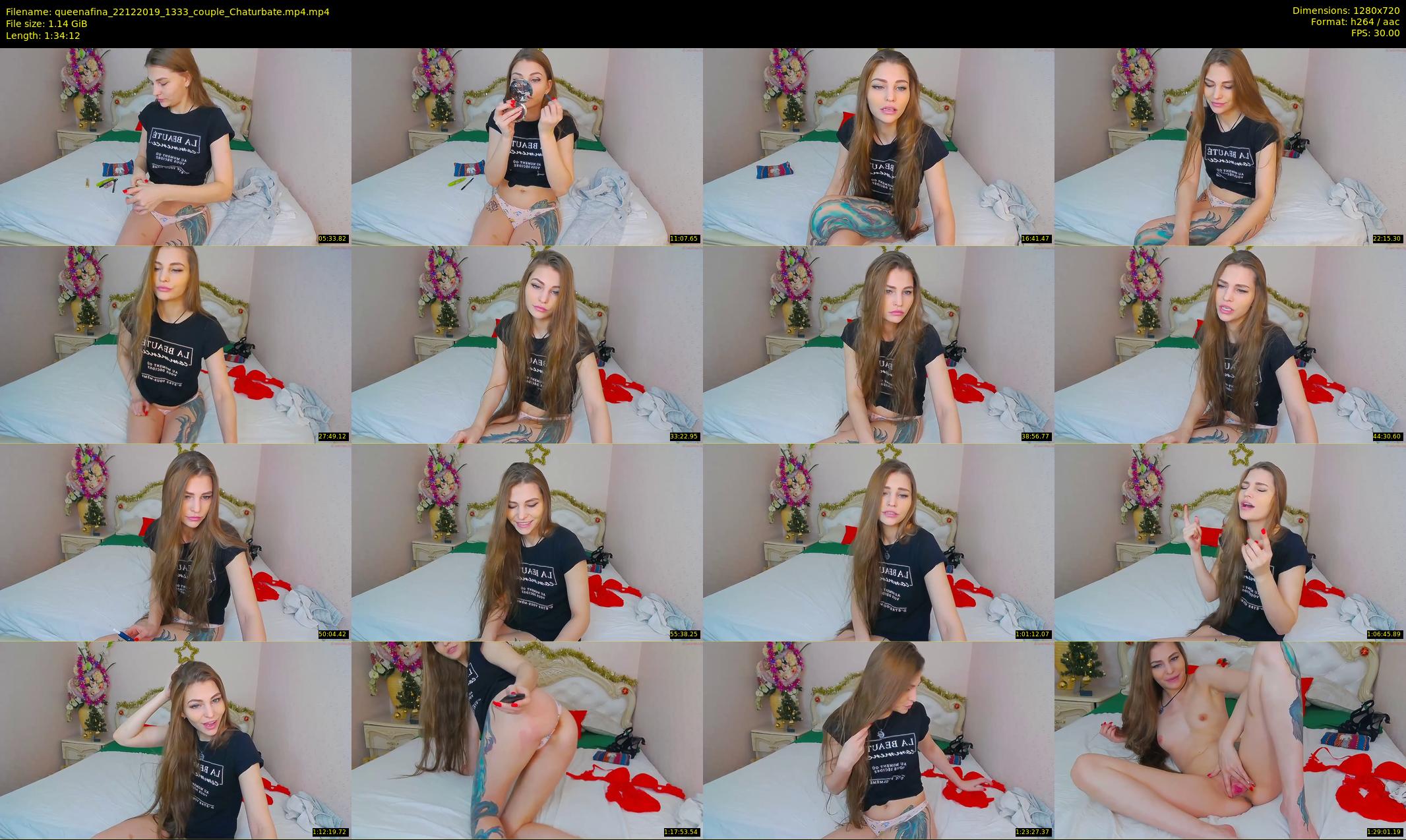 queenafina — 95 minute Chaturbate female cam show recording, 720p, Dec 22, 2019