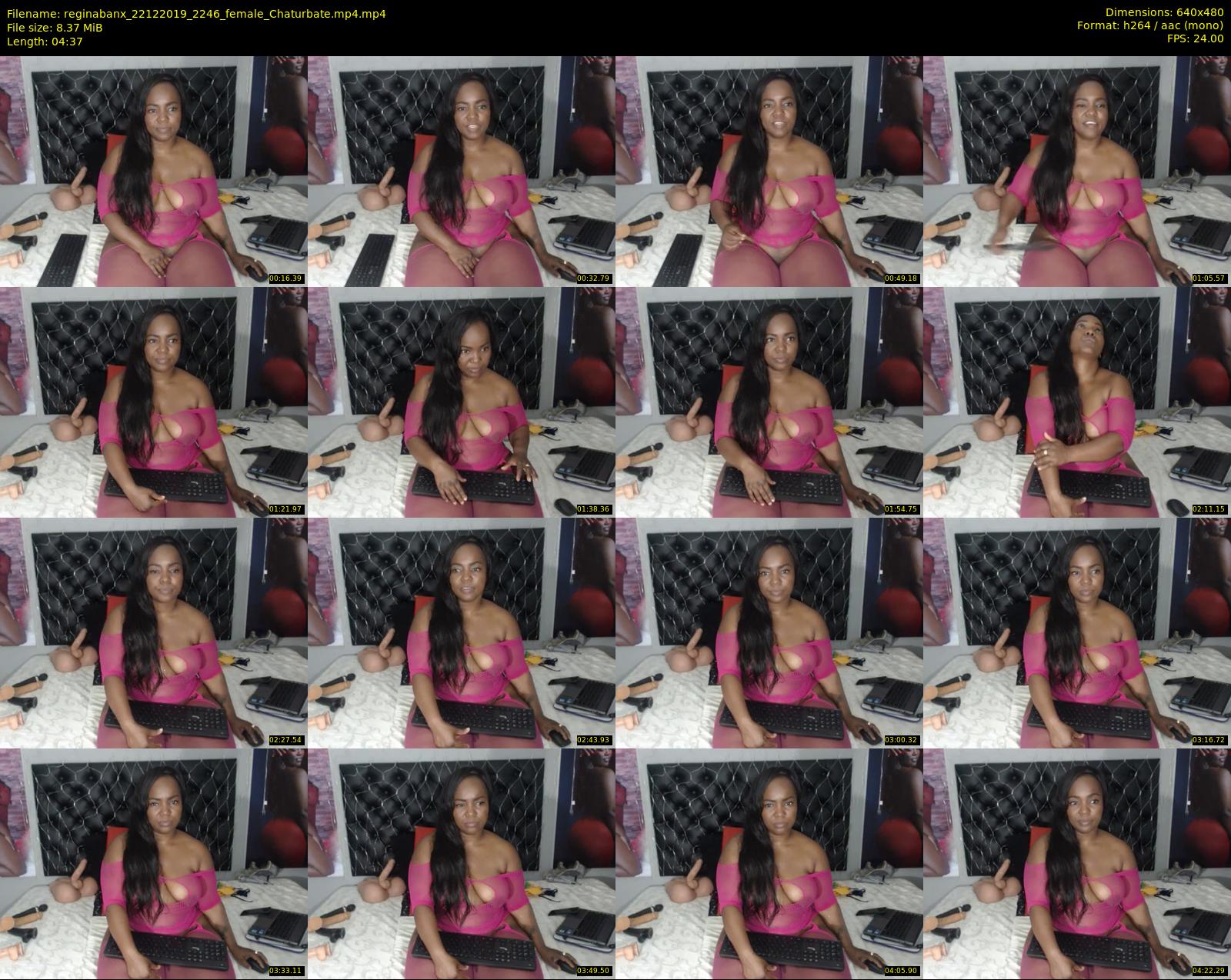 reginabanx — 5 minute Chaturbate female cam show recording, 480p, Dec 22, 2019