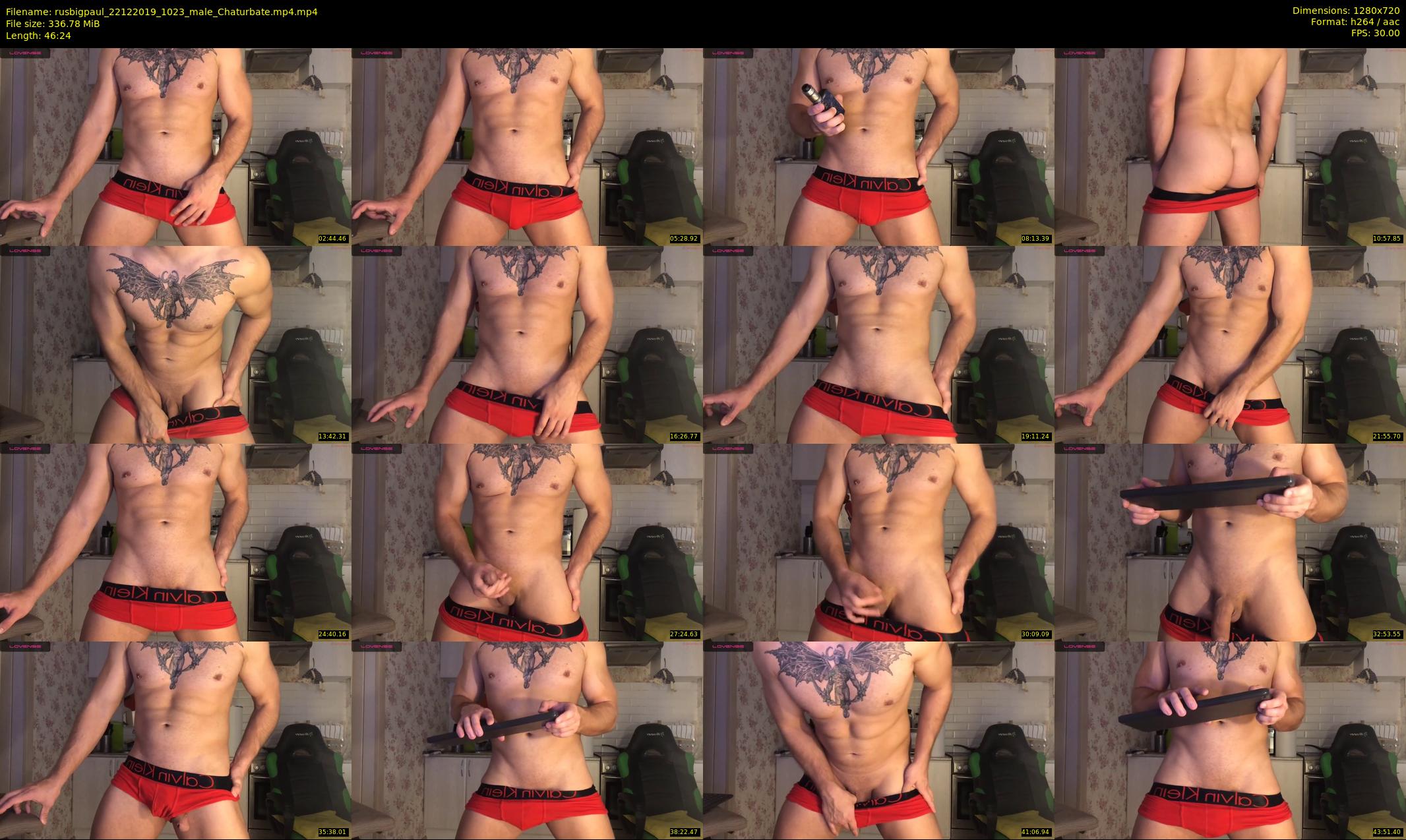 rusbigpaul — 47 minute Chaturbate male cam show recording, 720p, Dec 22, 2019