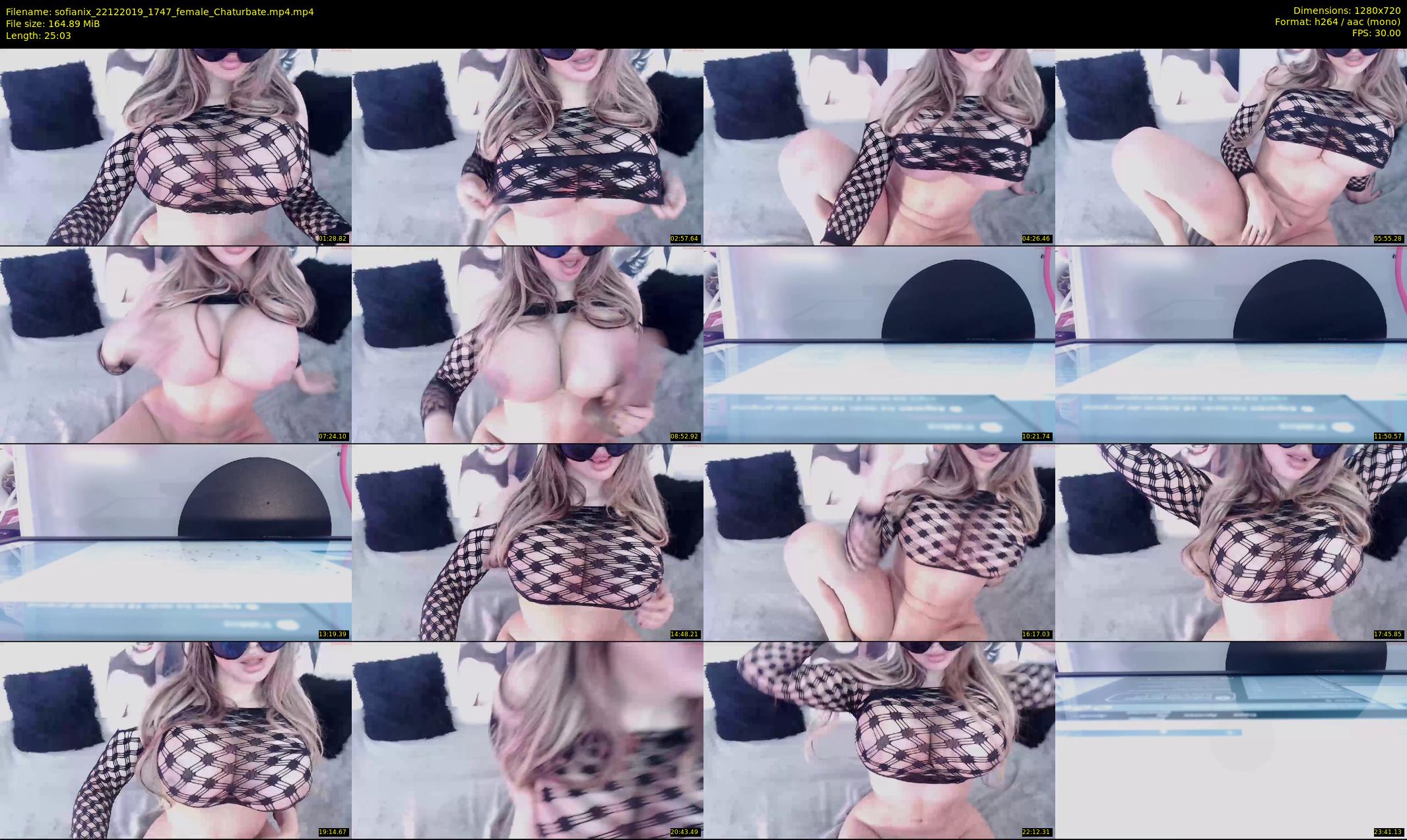 sofianix — 26 minute Chaturbate female cam show recording, 720p, Dec 22, 2019