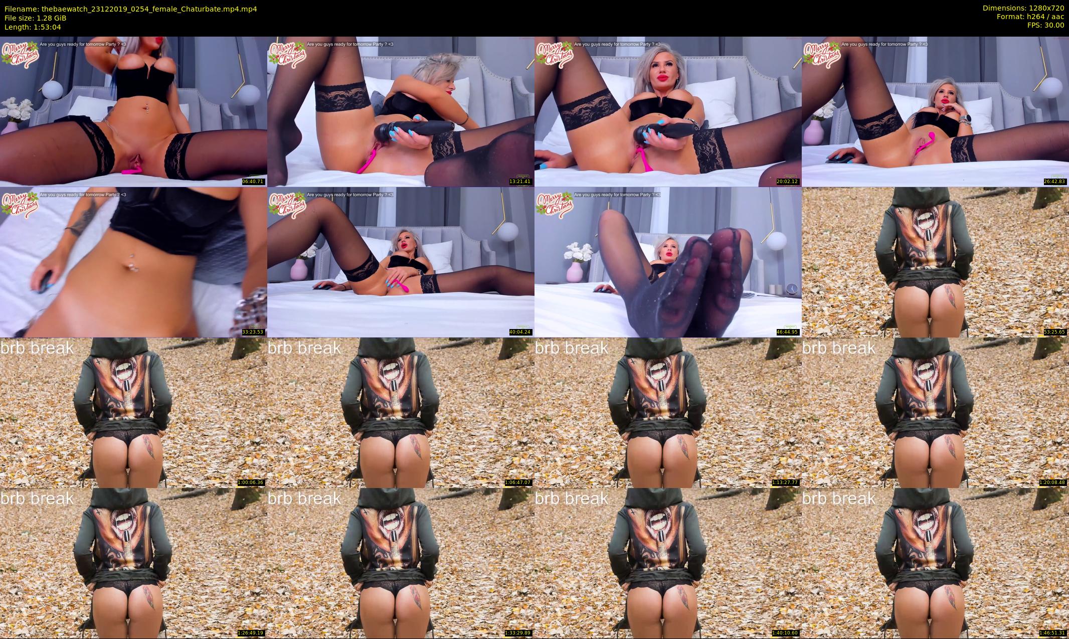 thebaewatch — 114 minute Chaturbate female cam show recording, 720p, Dec 23, 2019