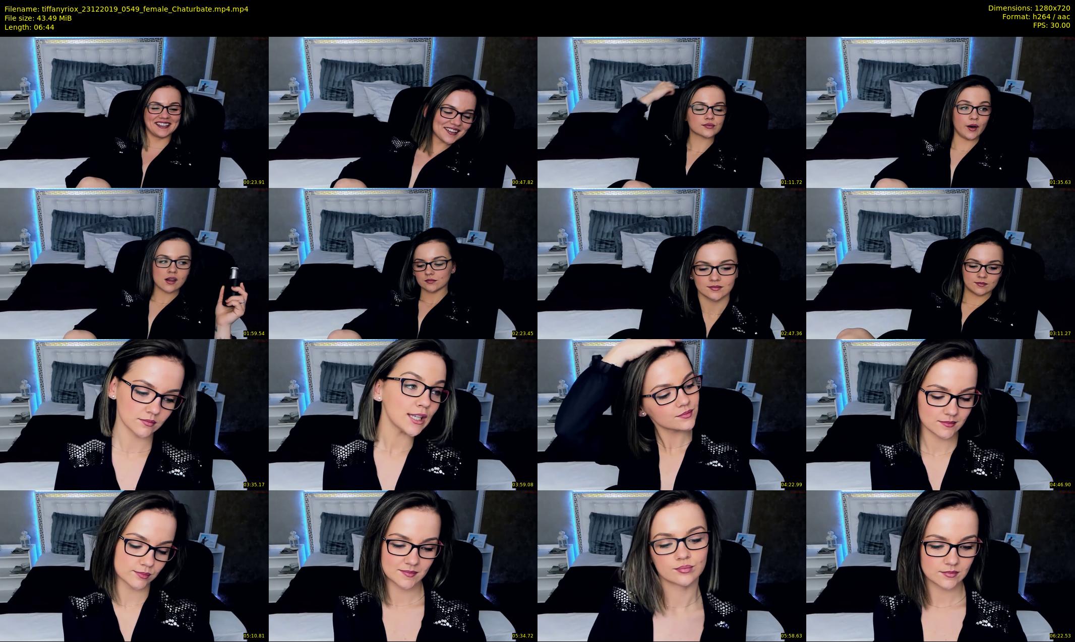 tiffanyriox — 7 minute Chaturbate female cam show recording, 720p, Dec 23, 2019