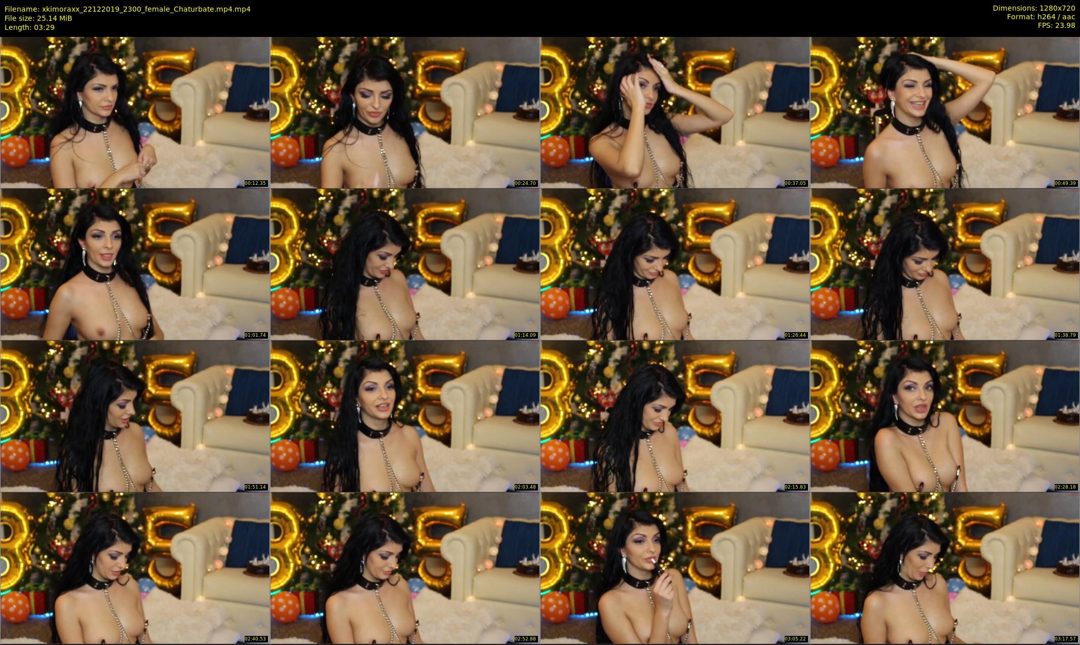 xkimoraxx — 4 minute Chaturbate female cam show recording, 720p, Dec 22, 2019