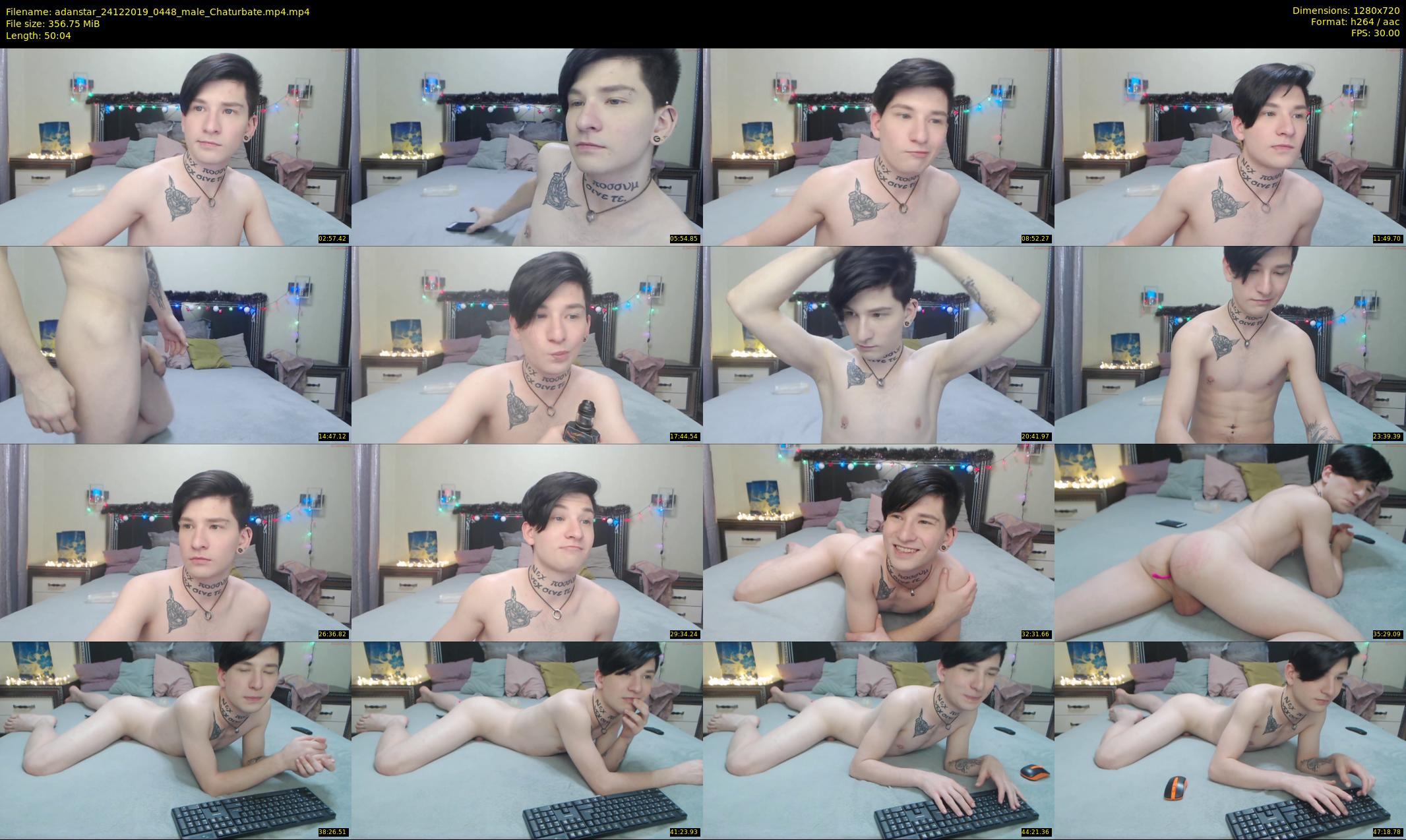 adanstar — 51 minute Chaturbate male cam show recording, 720p, Dec 24, 2019
